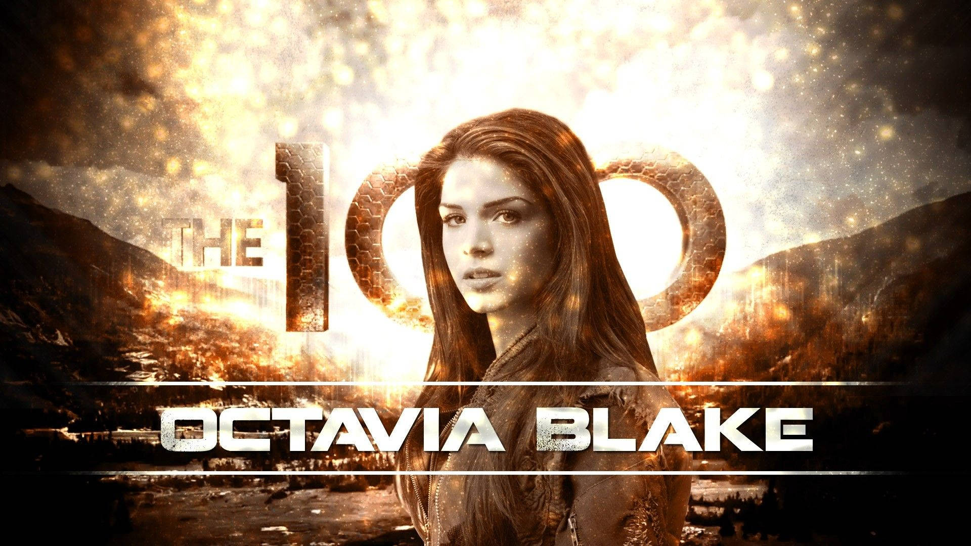 Caption: Octavia Blake - The Warrior of The 100 Wallpaper