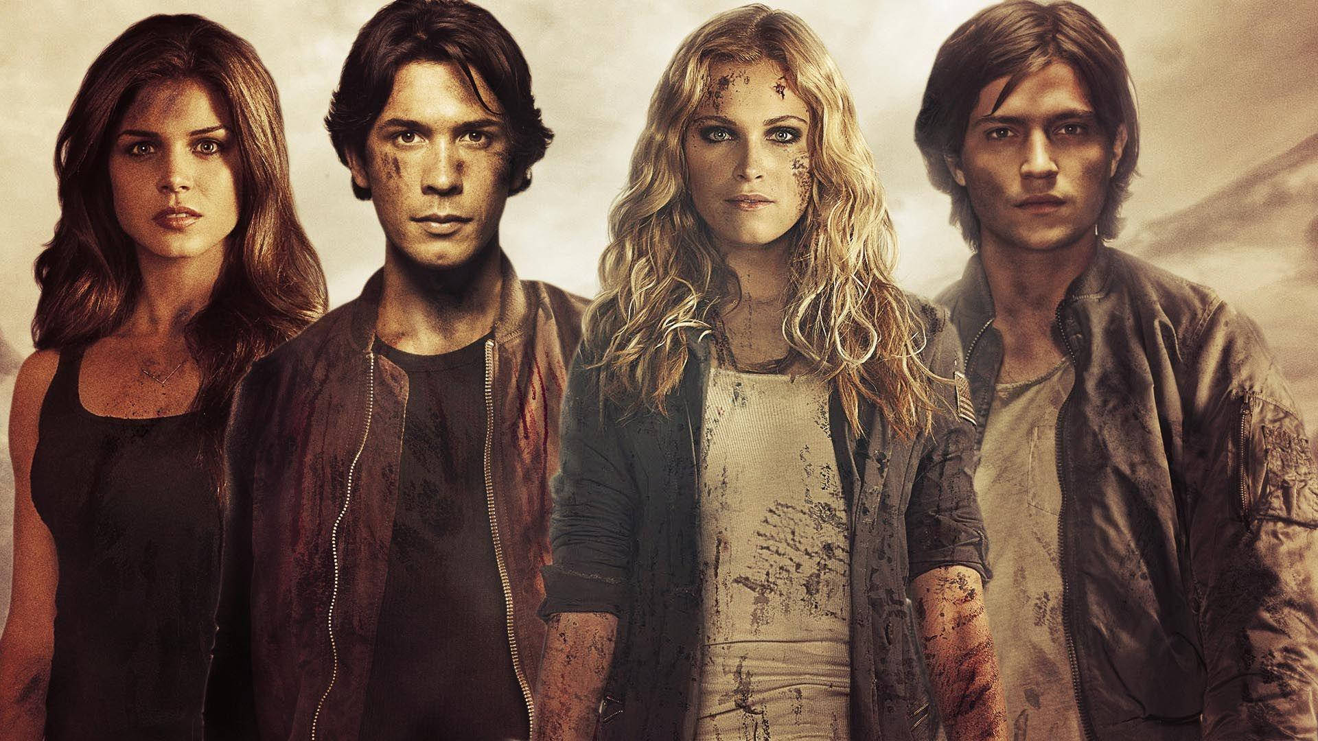 The Resilient Characters of The 100 - Madi Griffin amidst the Cast Wallpaper