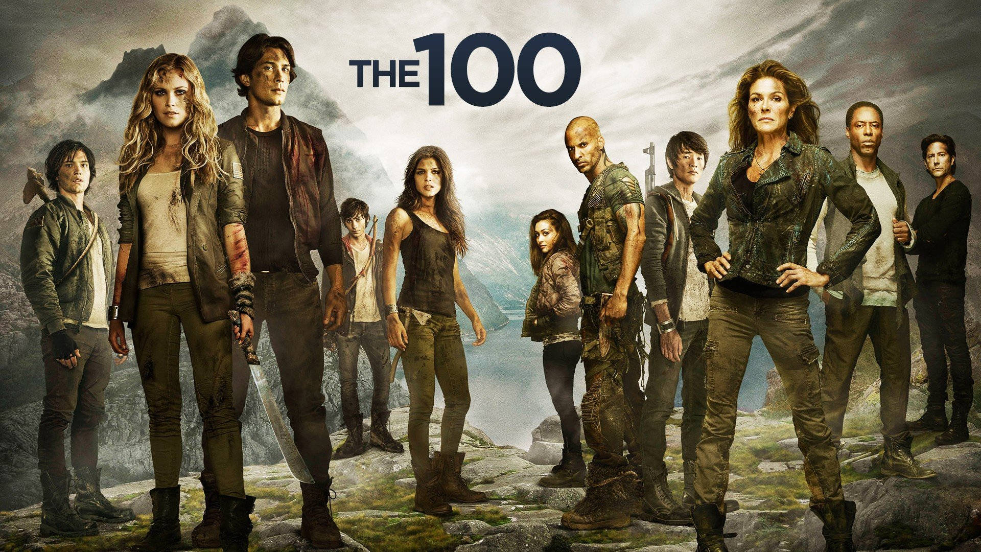 The 100 Television Series Characters Wallpaper