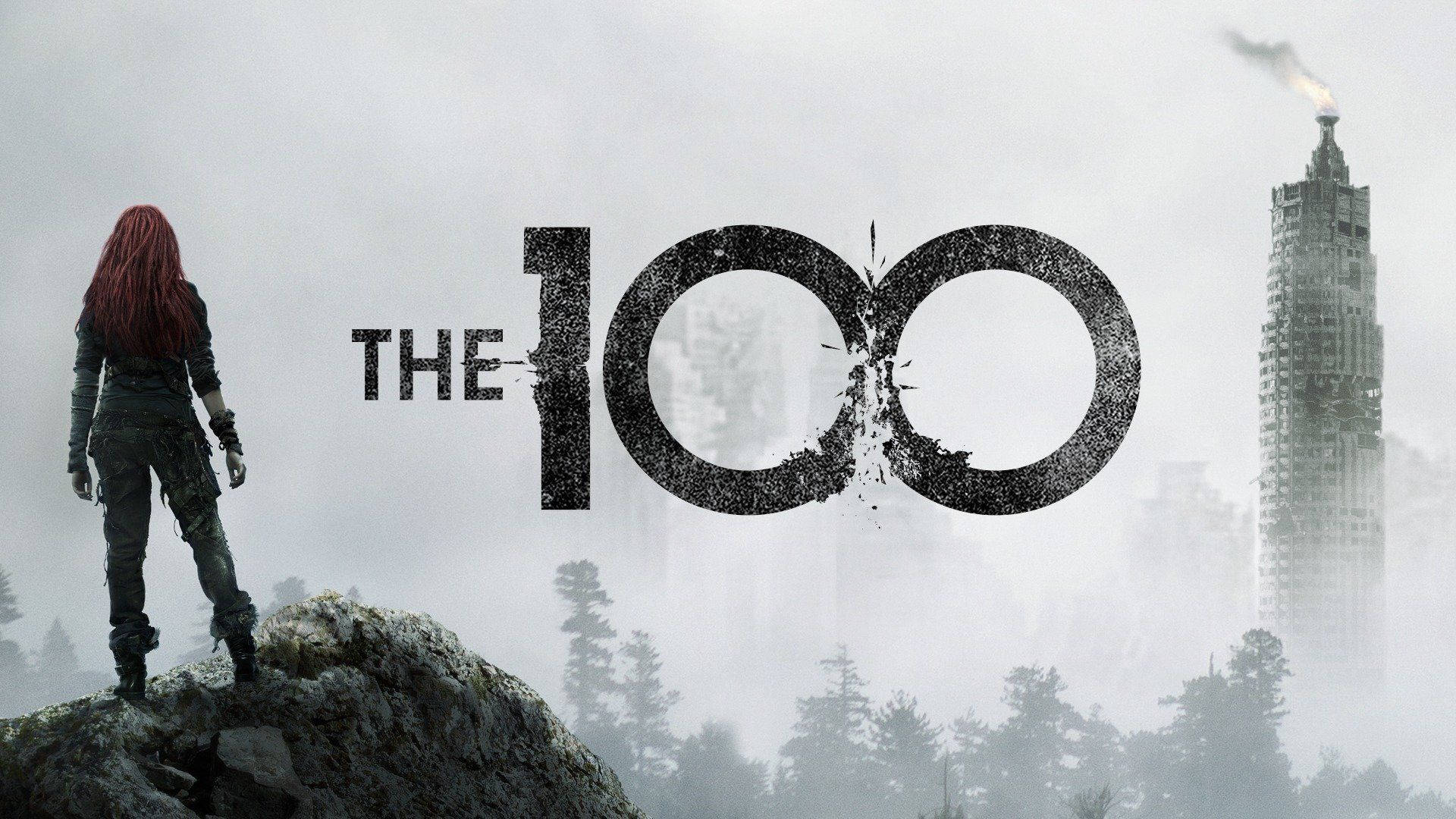 The 100 Television Show Title Wallpaper
