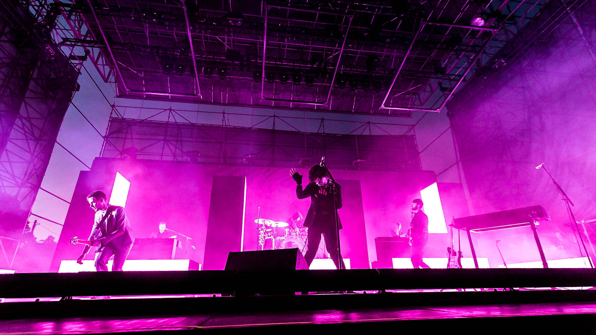 The 1975 Aesthetic Stage Setup Wallpaper