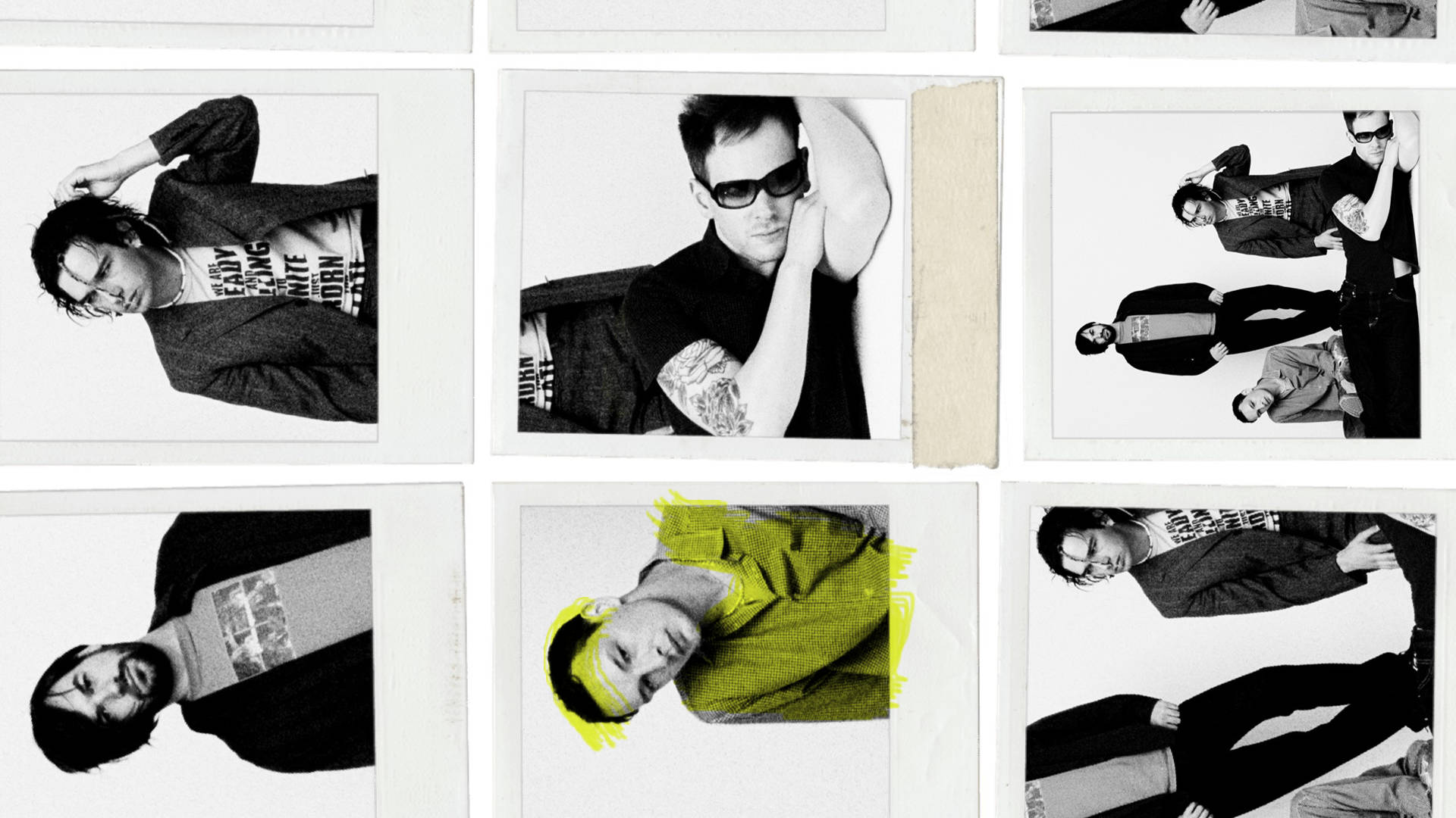 Die1975 Polaroid Collage Wallpaper