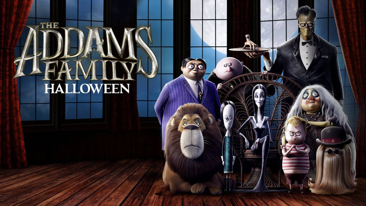 Addams Family 2 Figurer Wallpaper