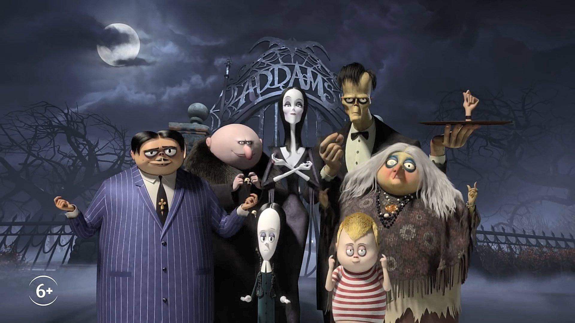 Lafamilia Addams 2 En La Puerta Principal Fondo de pantalla
