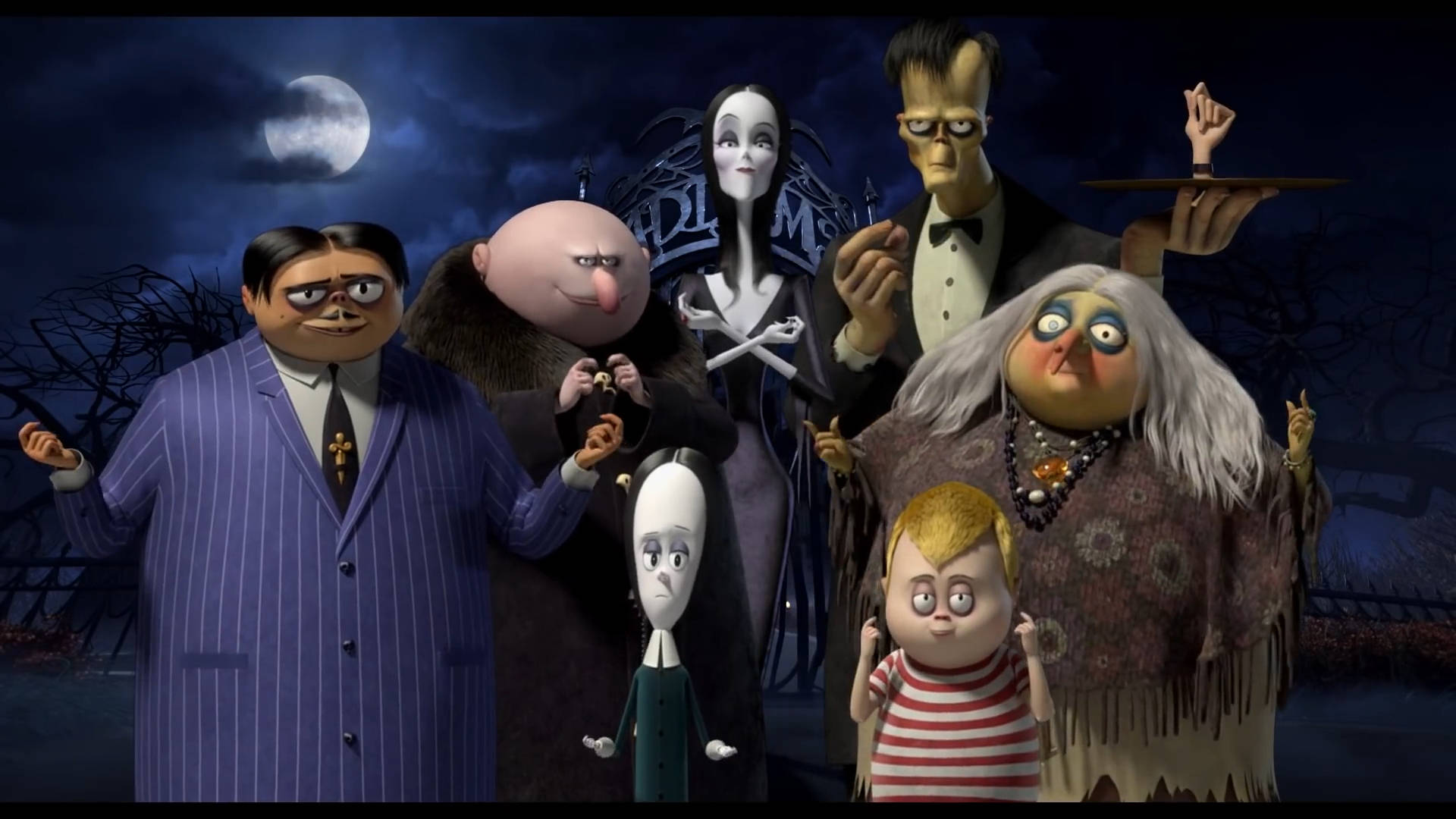 Lafamilia Addams 2 Luna Llena Fondo de pantalla