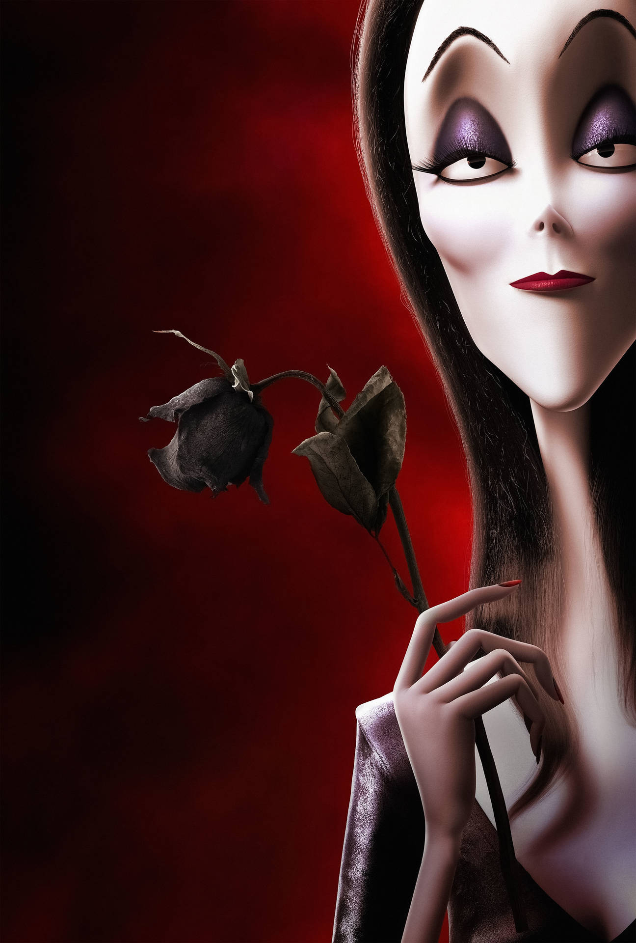 The Addams Family Animated Morticia Background