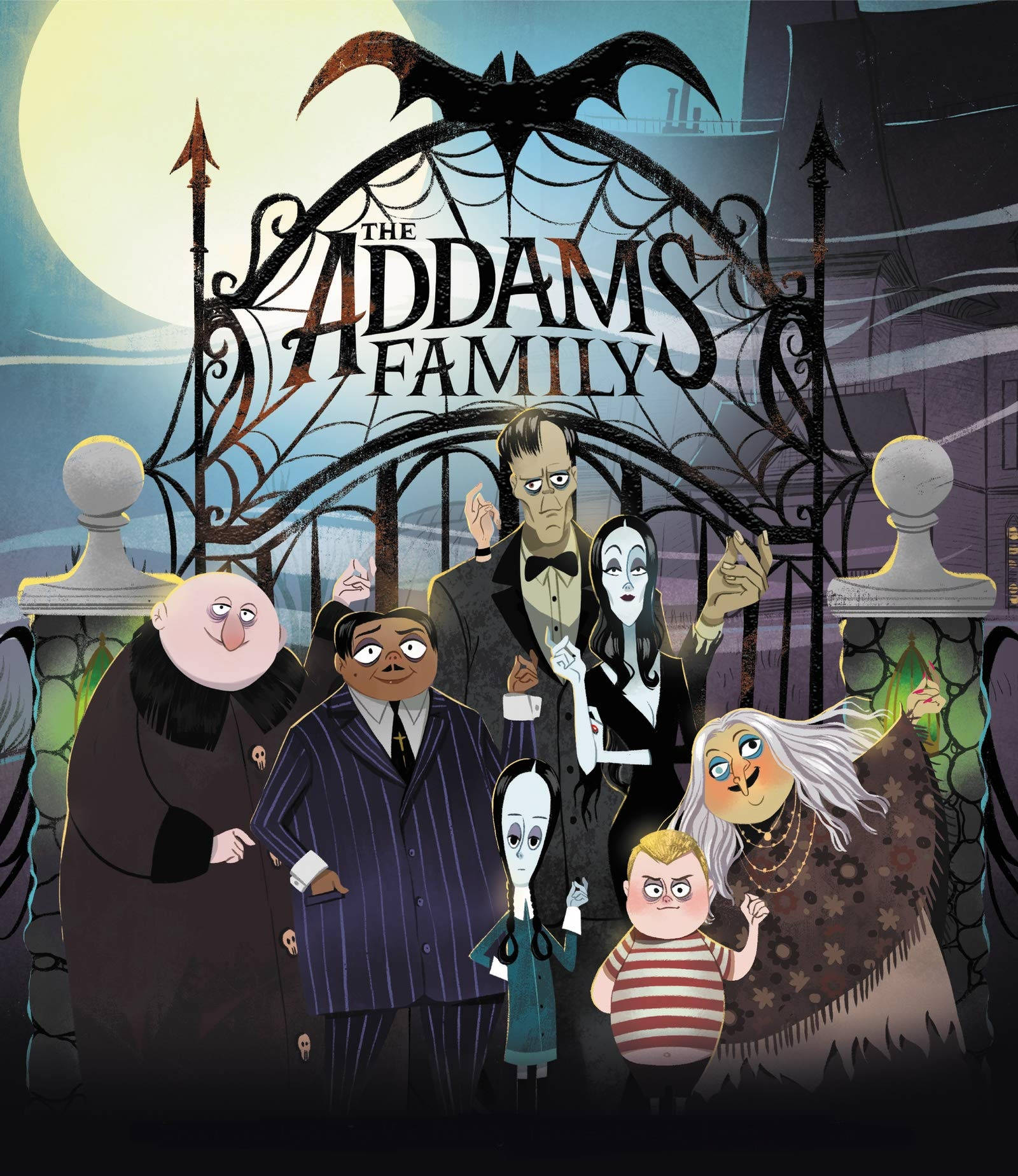 The Addams Family Cartoon Illustration Background