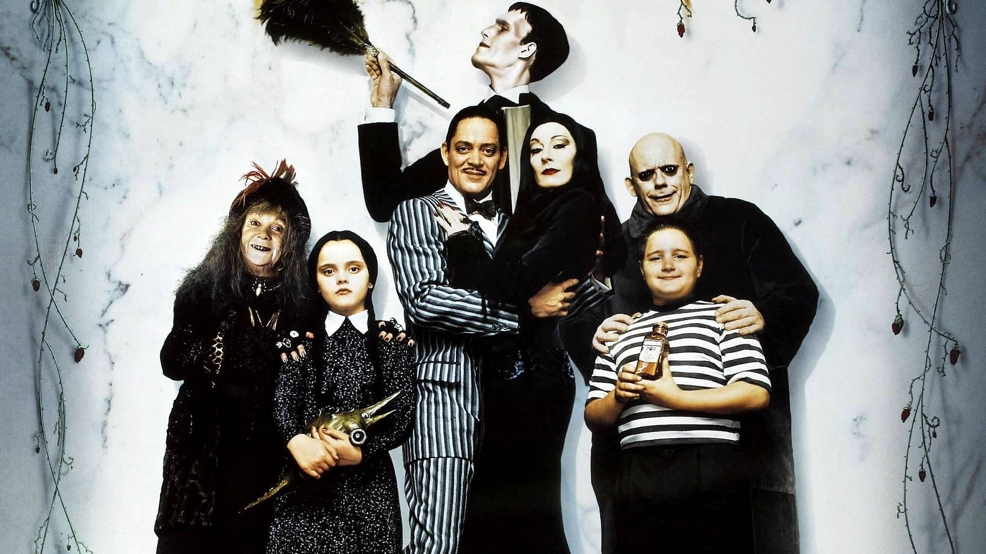 The Addams Family Portrait Background