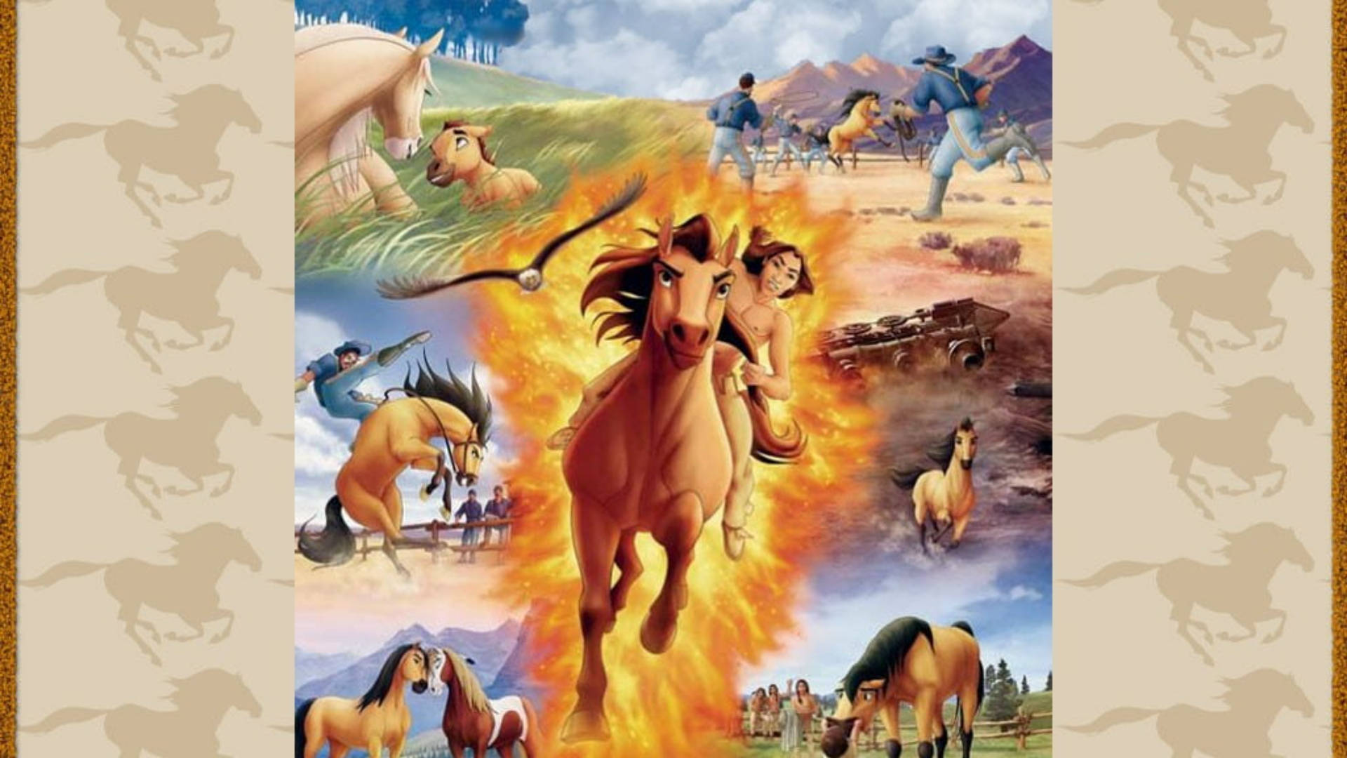 The Adventures In Spirit Stallion Of The Cimarron Wallpaper