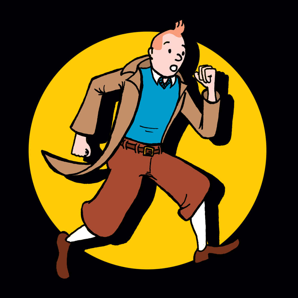 Download The Adventures Of Tintin Cartoon Spotlight Wallpaper |  
