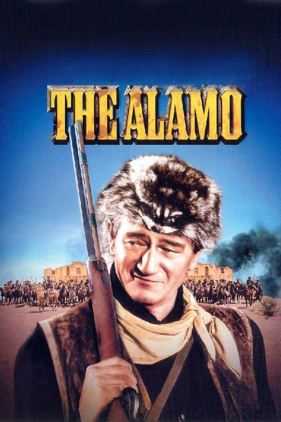 The Alamo 1960 John Wayne Solo Movie Poster Wallpaper