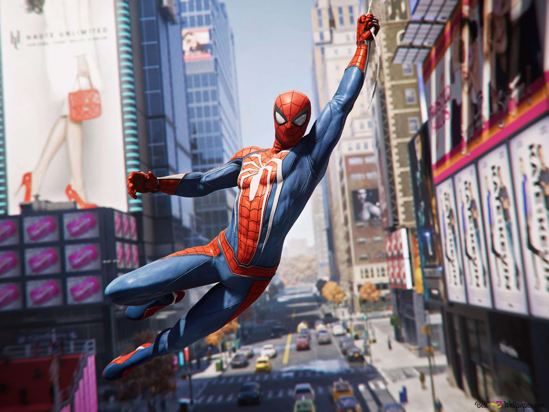 The Amazing Spider Man, Swinging High In The City Wallpaper
