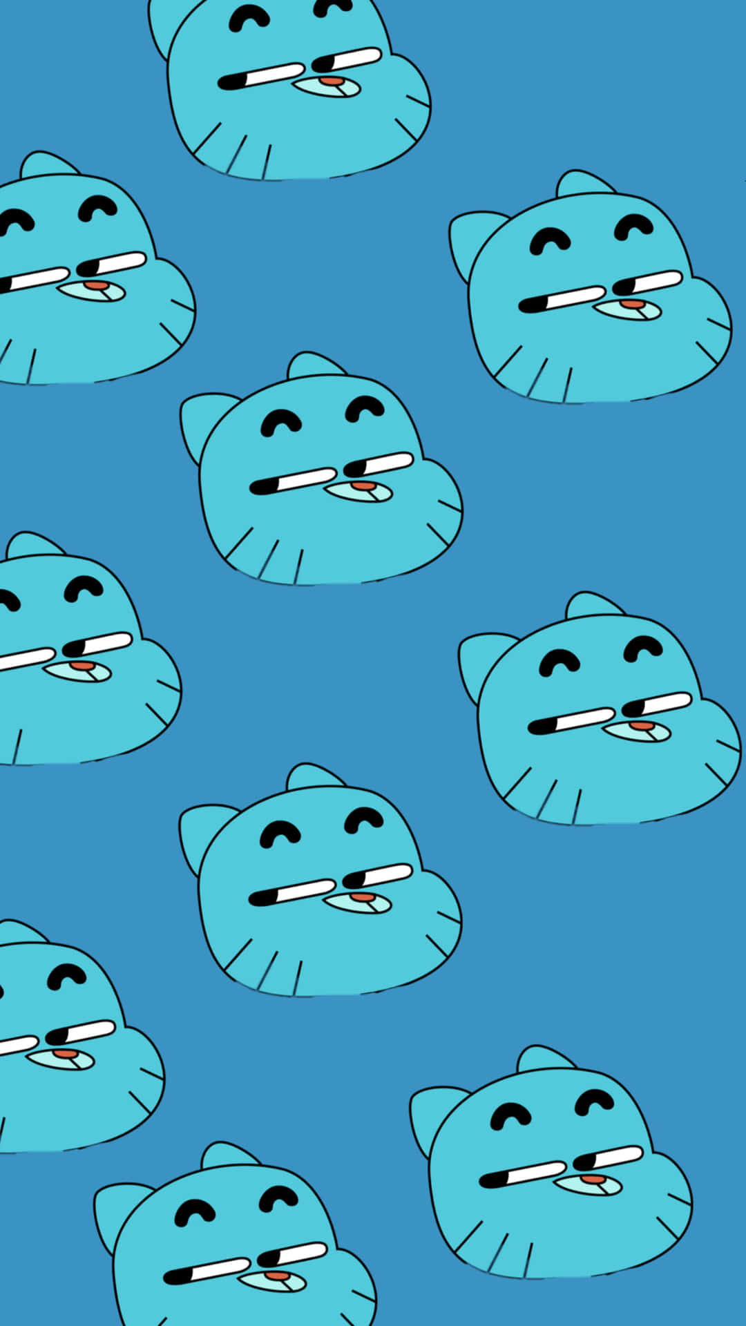 The Amazing World of Gumball Characters in Action Wallpaper