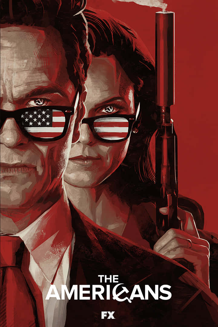 The Americans Tv Serie Plakat Bakgrunnsbildet