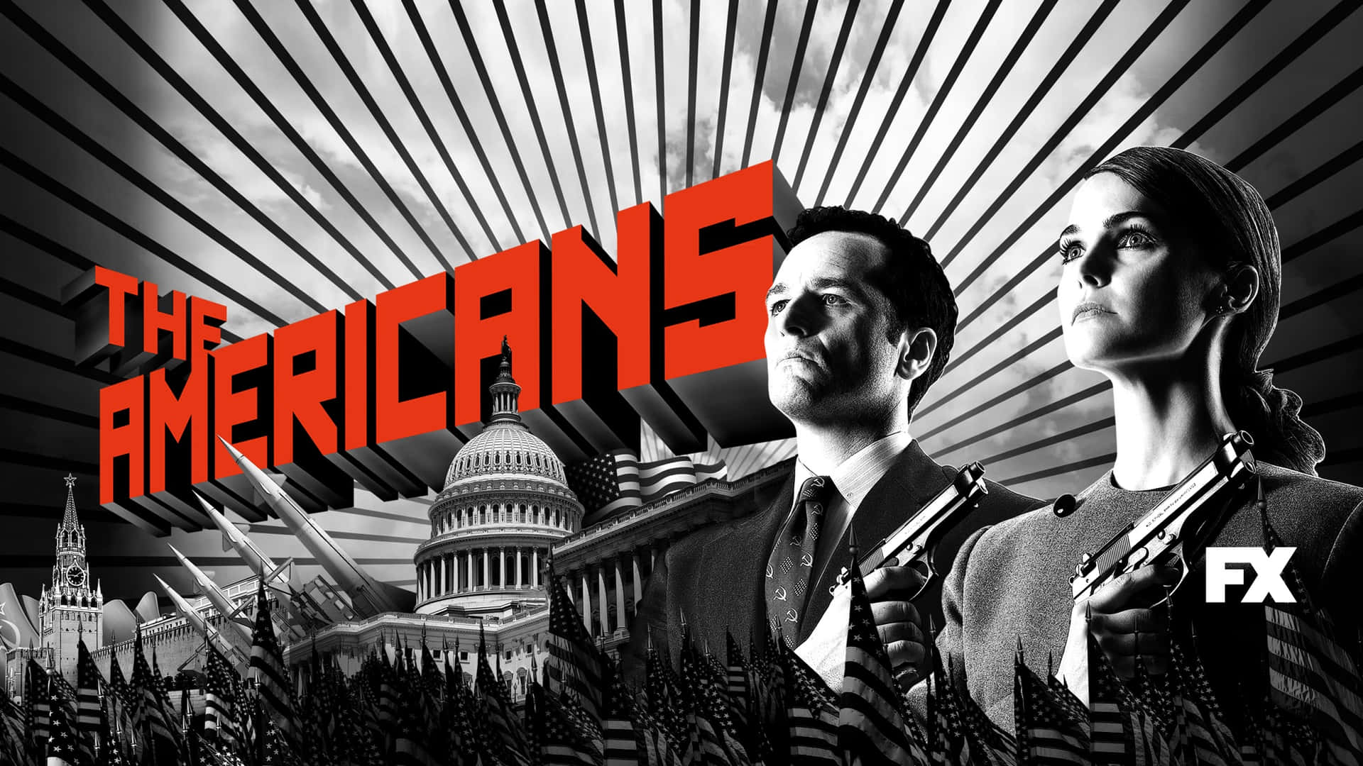 The Americans T V Serie Promo Achtergrond