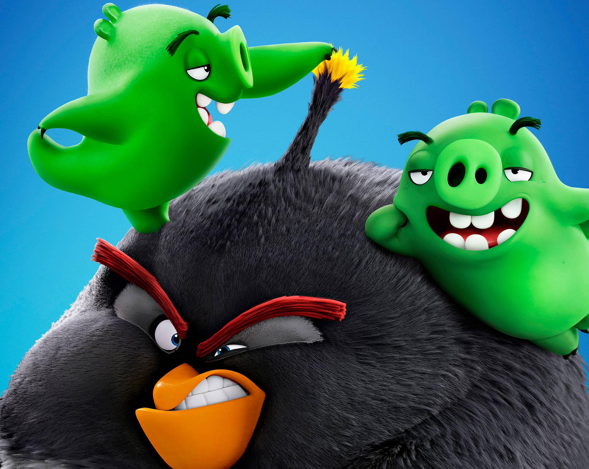 The Angry Birds Movie 2 Annoyed Bomb Wallpaper