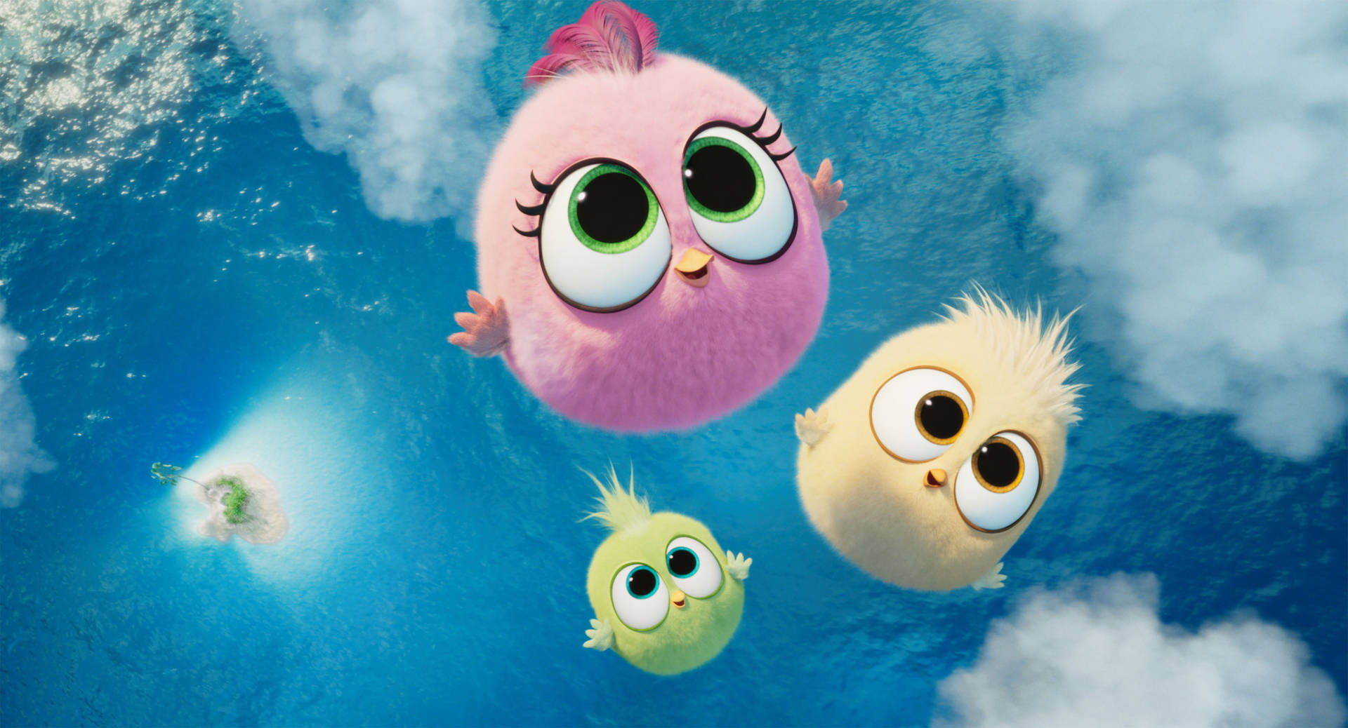 The Angry Birds Movie 2 Flying Chicks Wallpaper