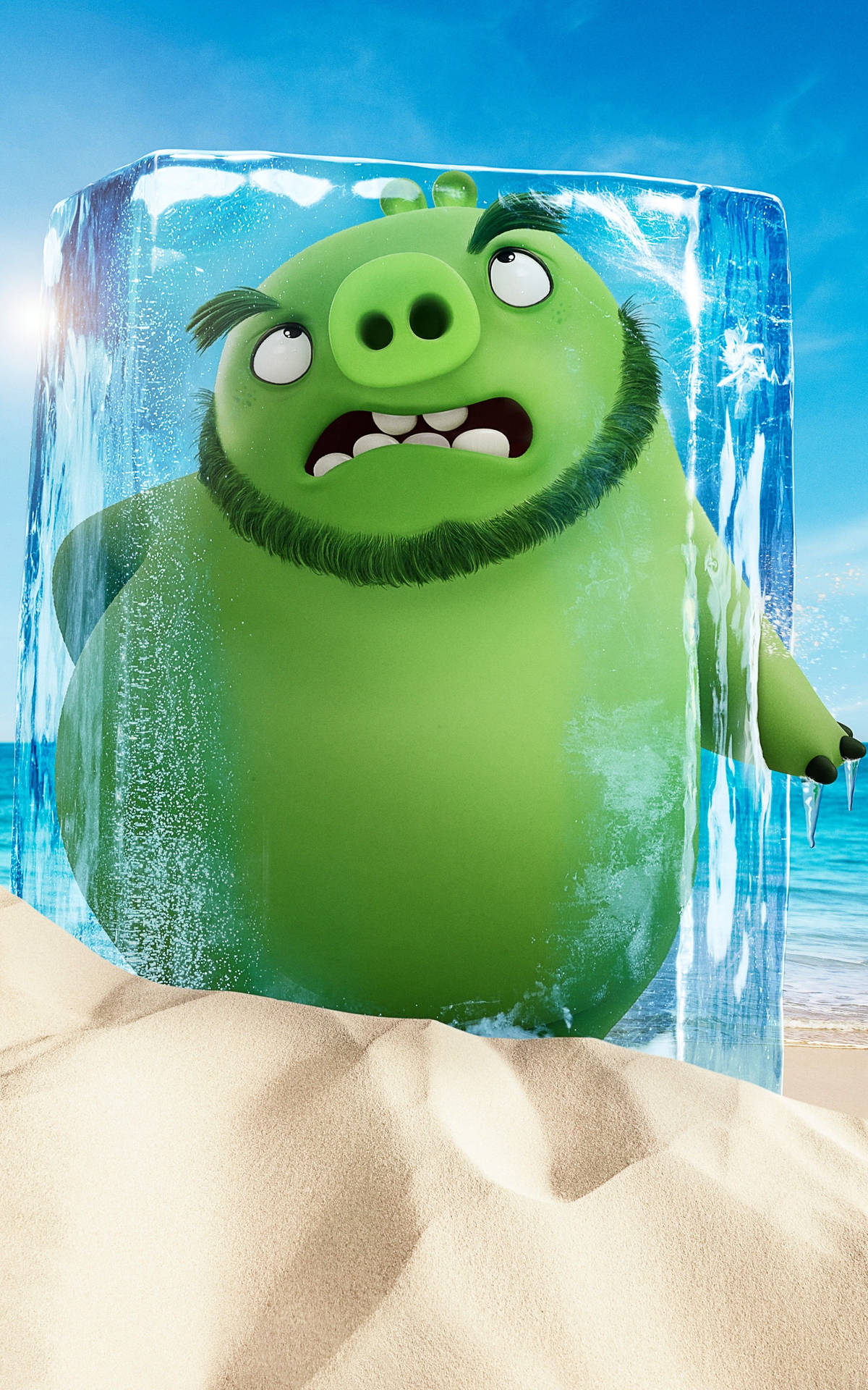 The Angry Birds Movie 2 Pig In Ice Wallpaper