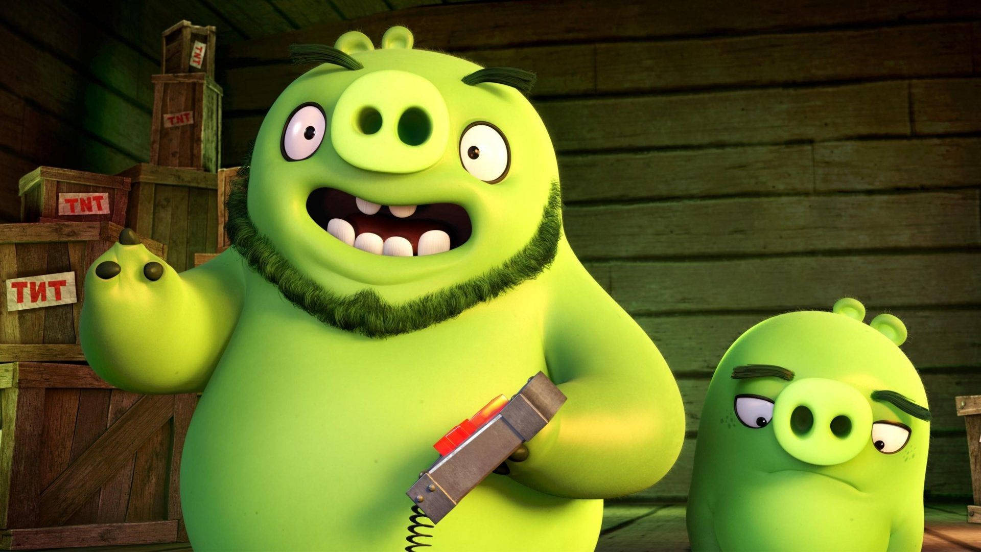 Den Nya Tapet Med Angry Birds Movie 2 Piggies-invasionen Finns Nu Tillgänglig För Nedladdning. Wallpaper