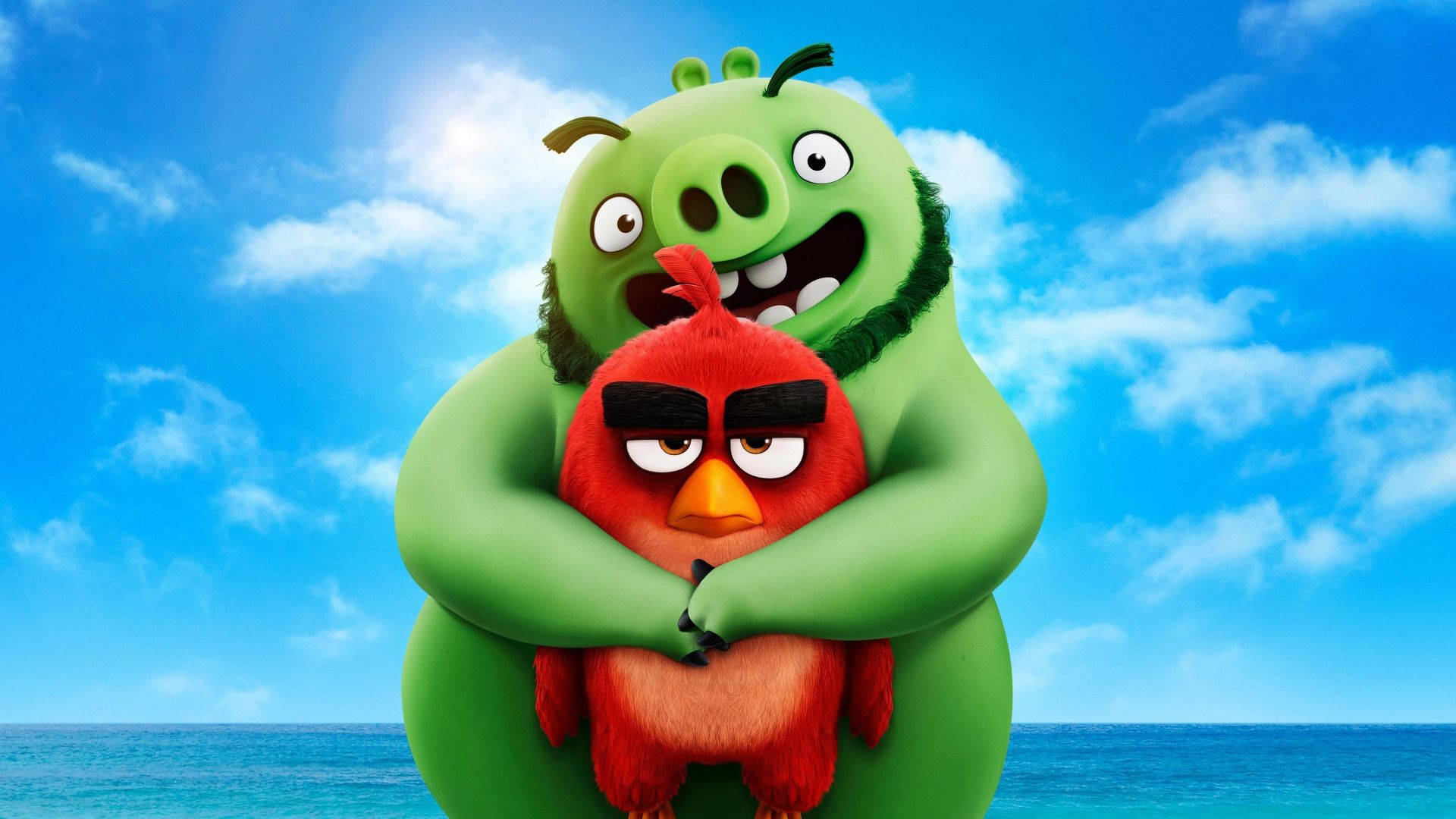Lapelícula Angry Birds 2: Red Y Pig. Fondo de pantalla