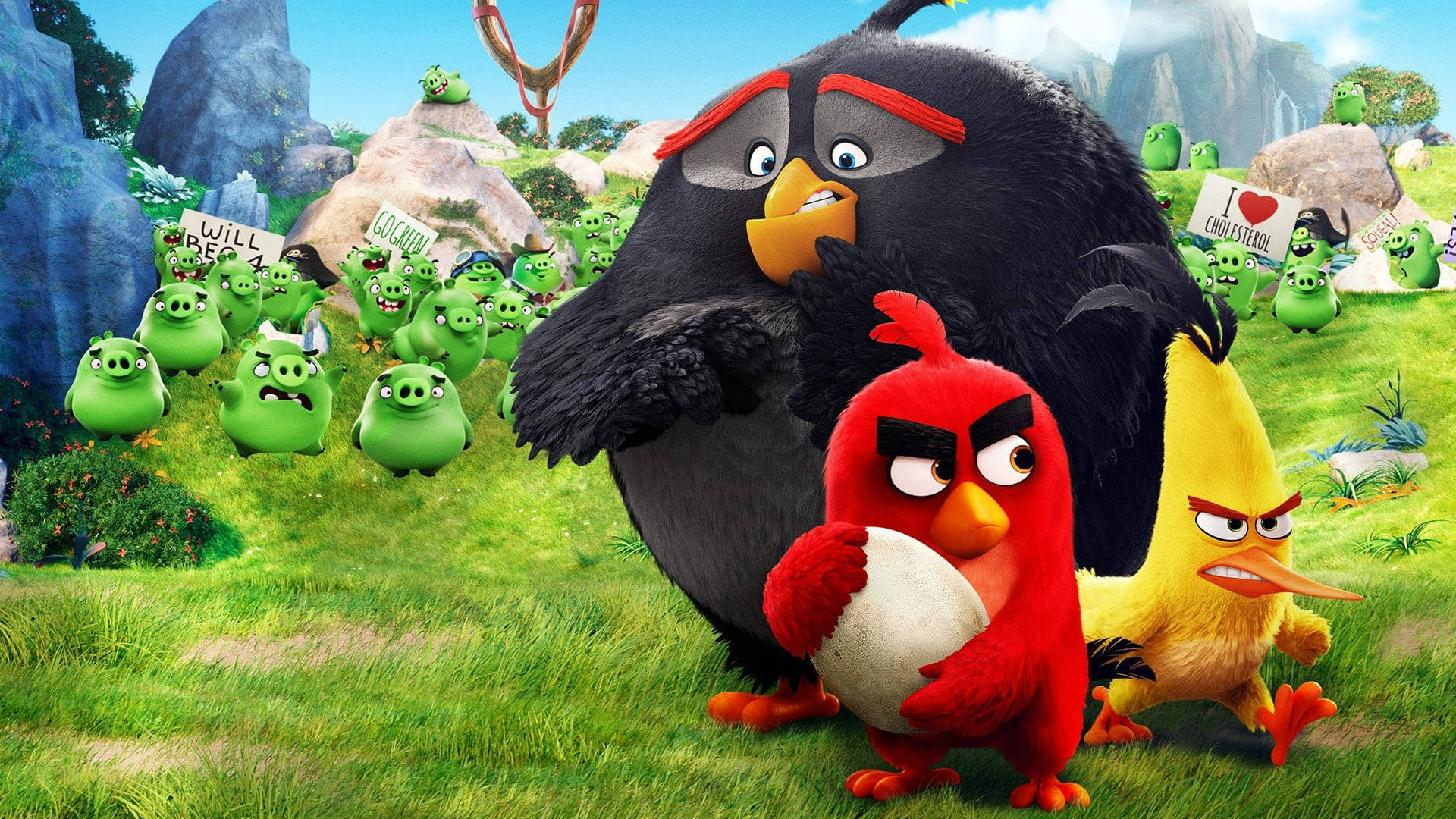 Lapelícula De Angry Birds 2: La Tropa En Peligro Fondo de pantalla