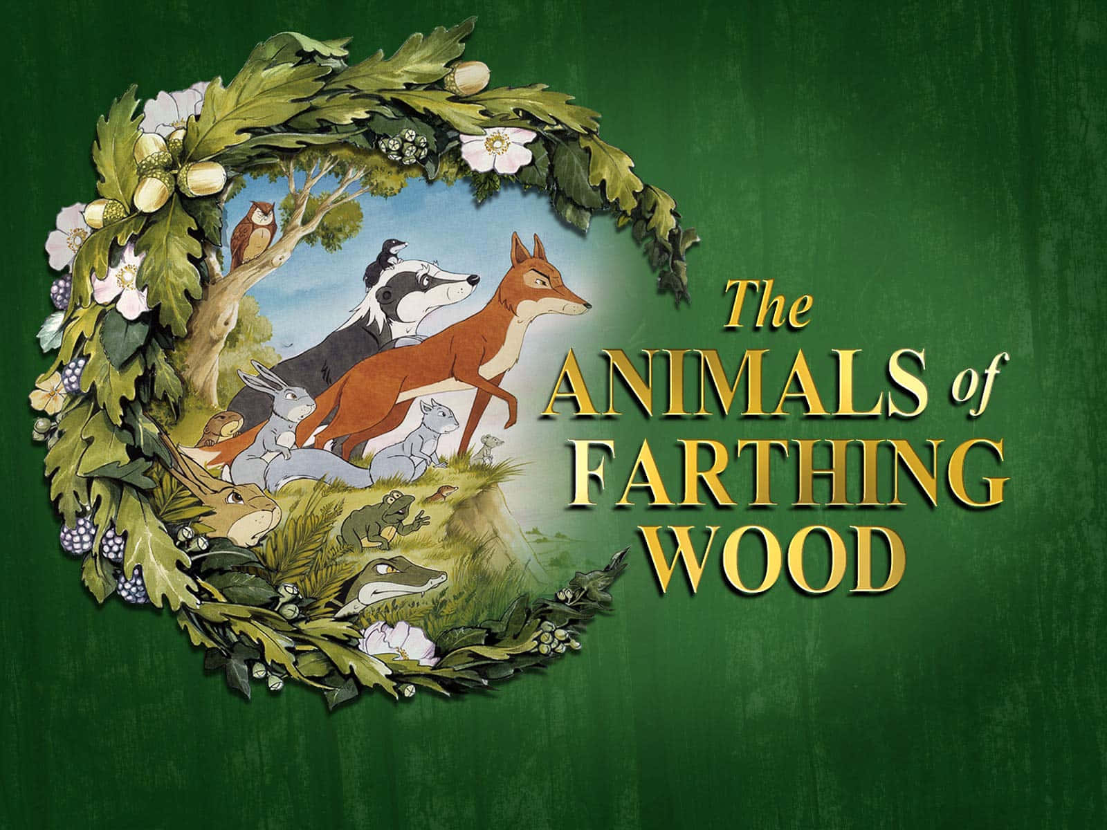 The Animals Of Farthing Wood Green Title Card Wallpaper