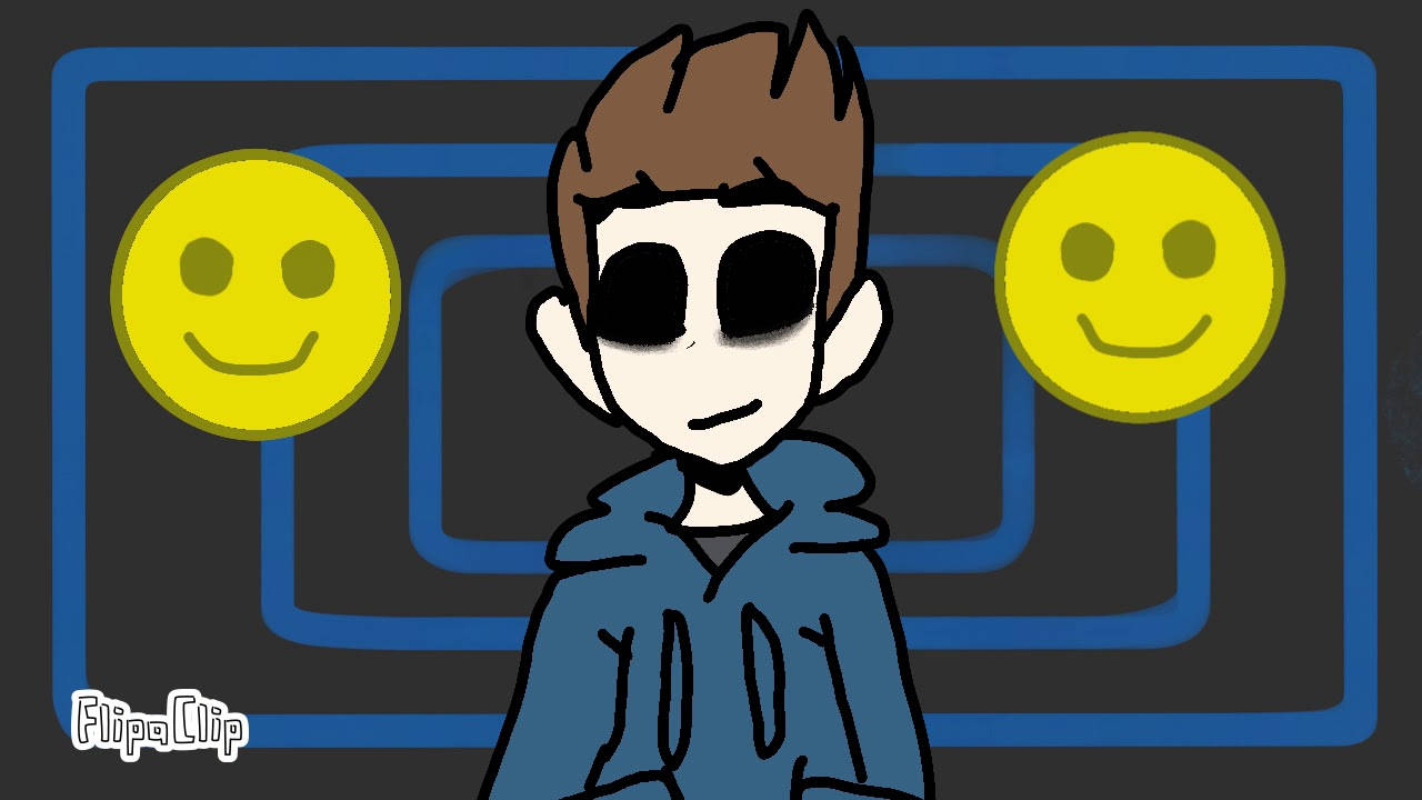 De Geanimeerde Eddsworld Crew In Avontuur Achtergrond