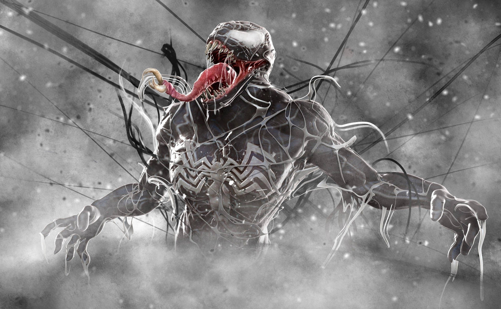 The Antihero Venom Movie Wallpaper