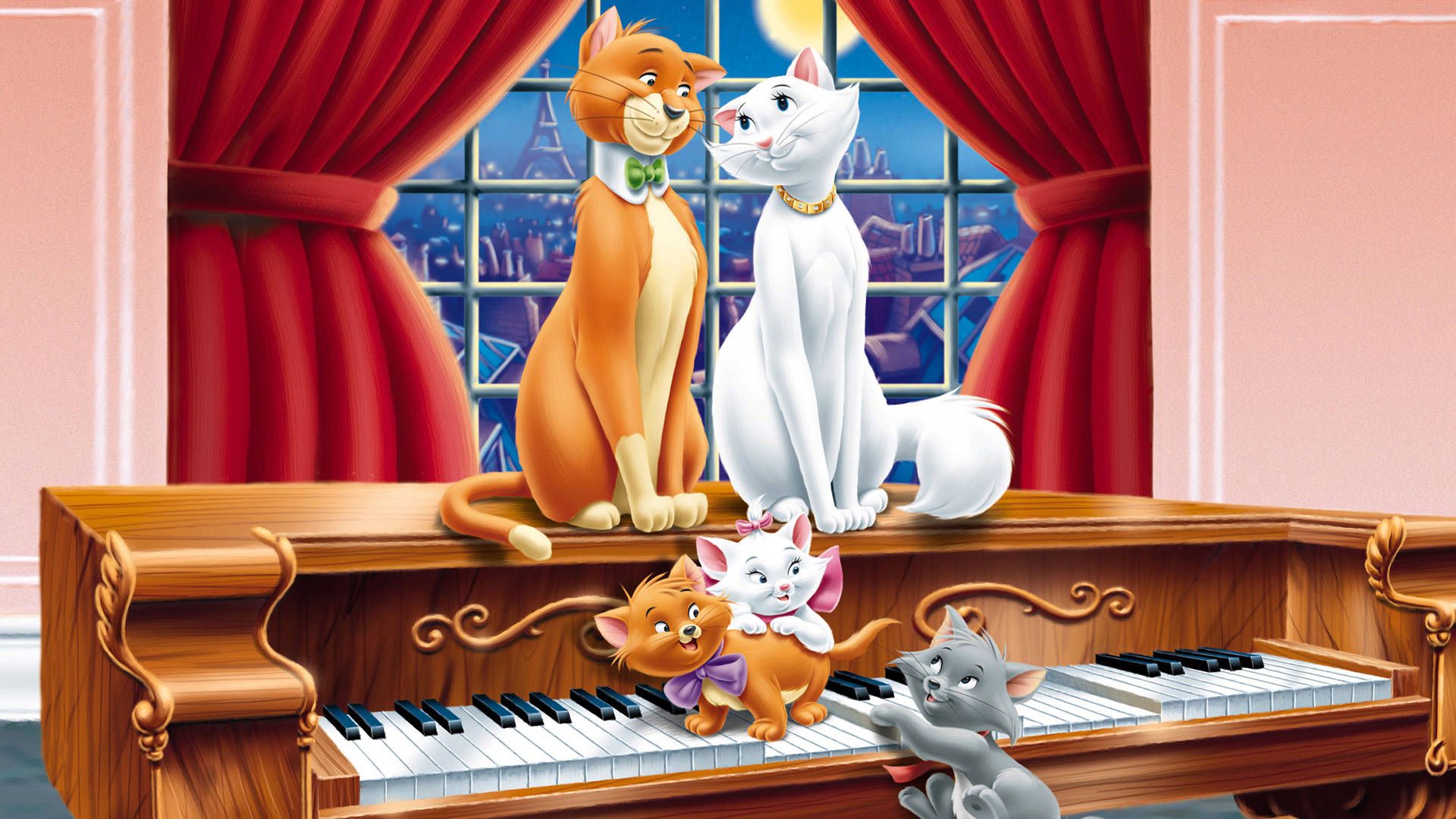 The Aristocats By The Piano Background