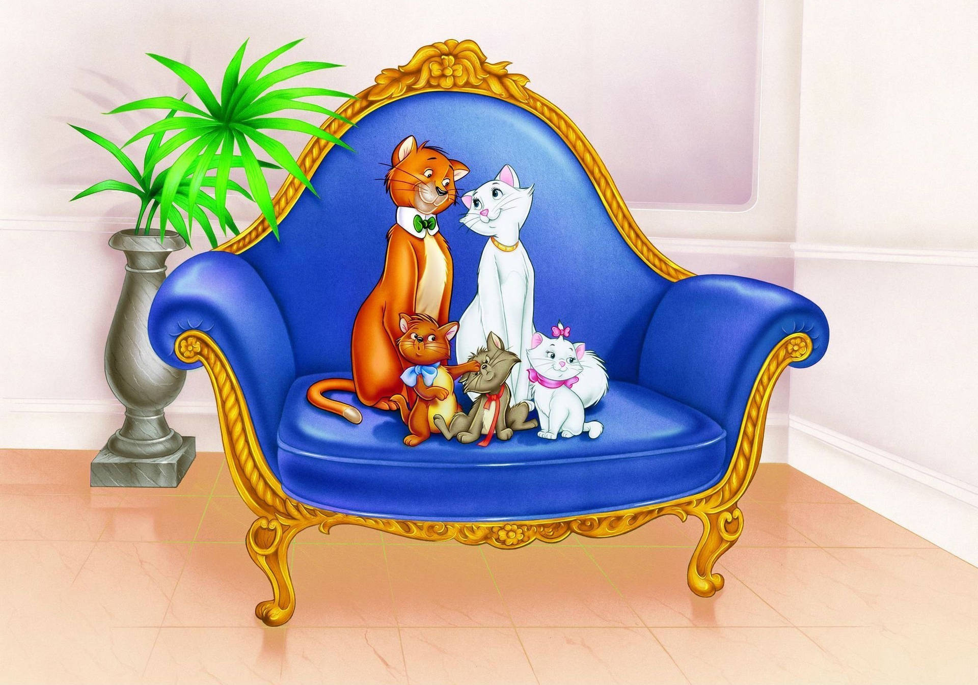 The Aristocats Family Photo Background