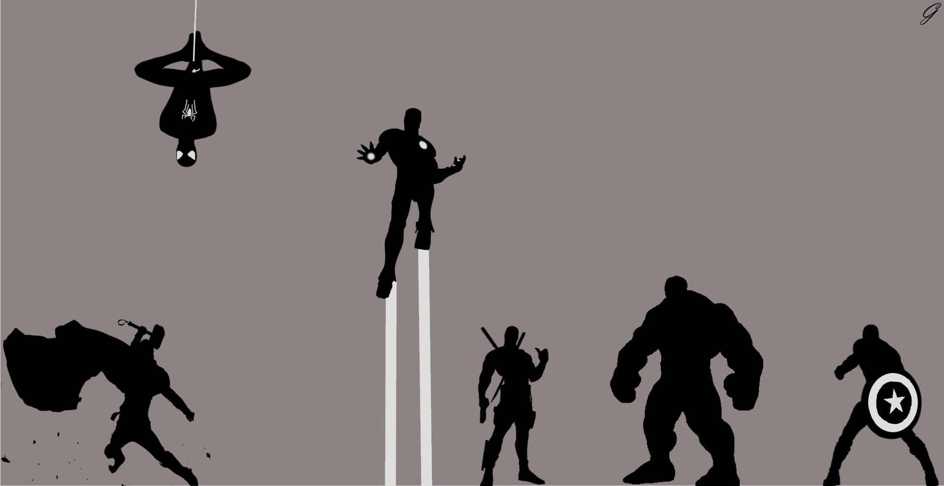 The Avengers Age Of Ultron Silhouette Wallpaper