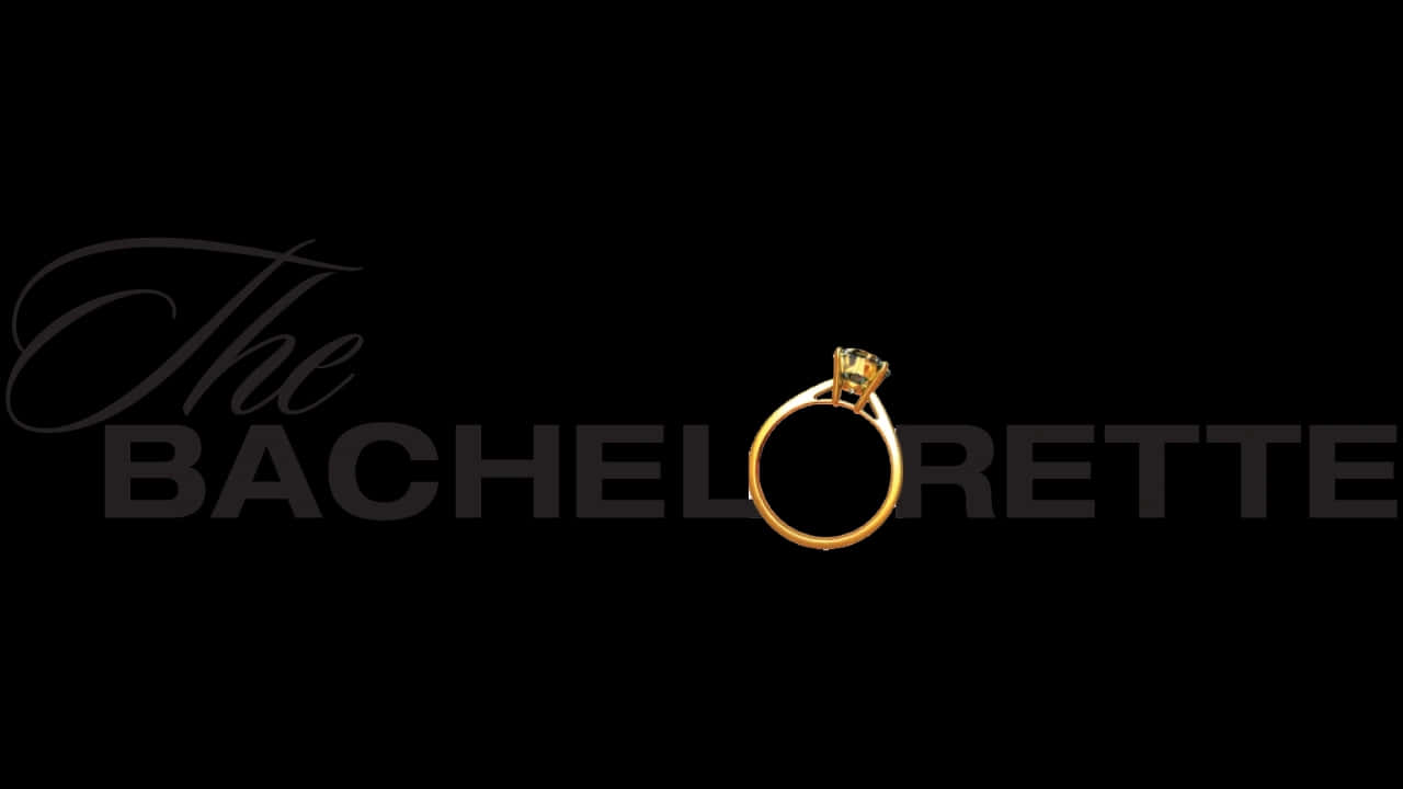 The Bachelorette Logo Med Forlovelsesring Bakgrunnsbildet