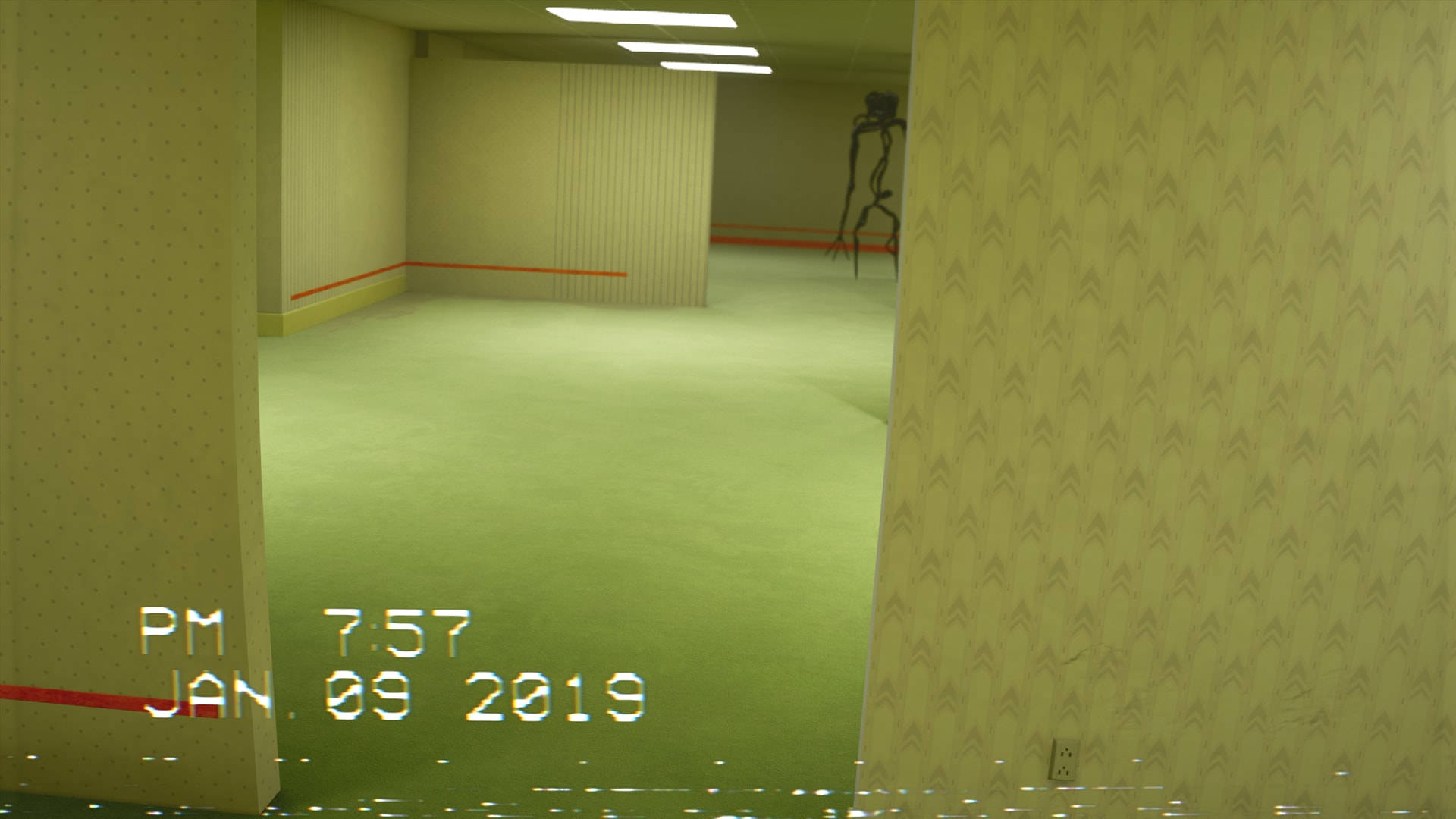 Einraum Mit Einem Grünen Teppich Wallpaper