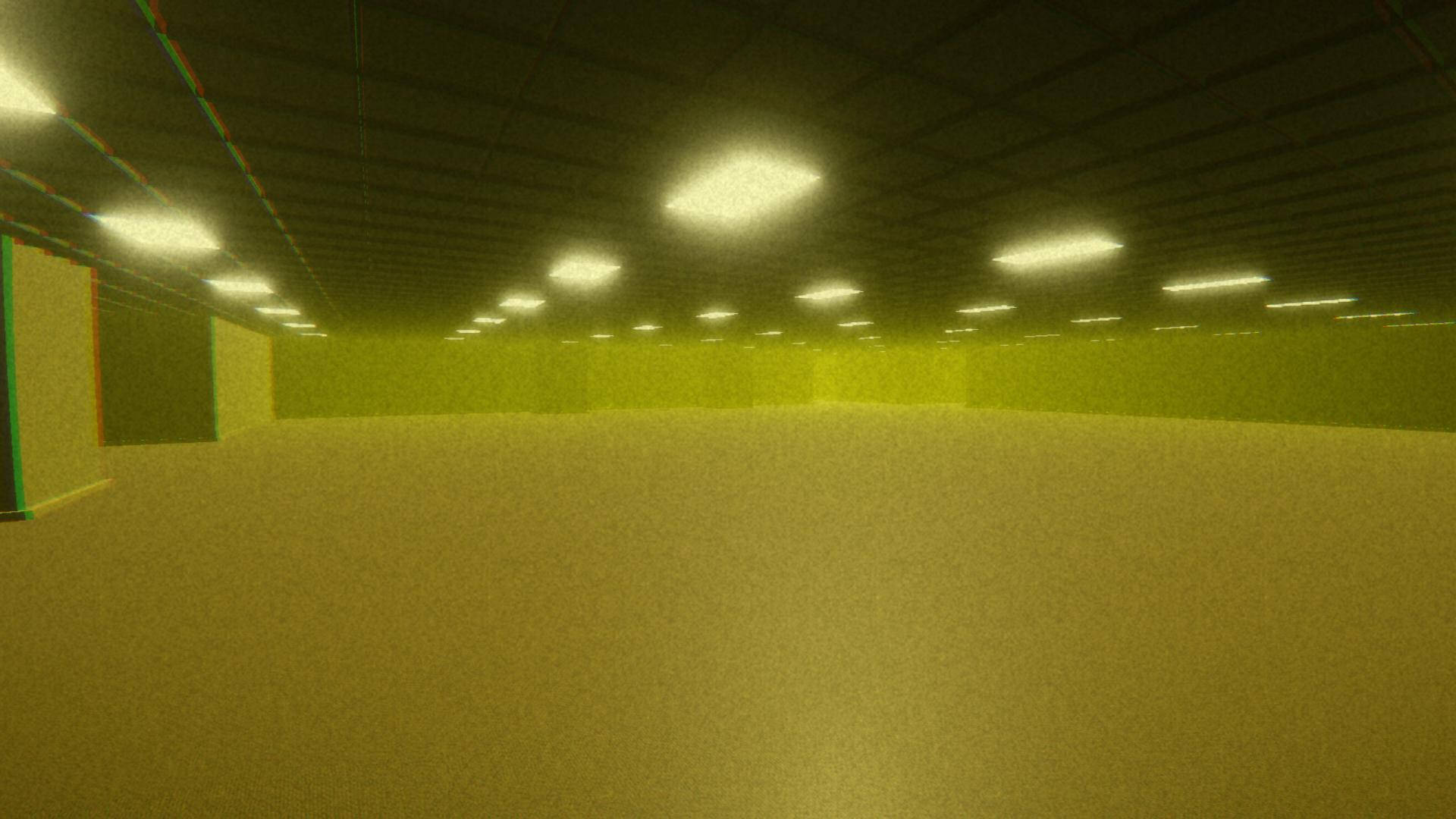 A 3d Model Of A Large Empty Room Wallpaper