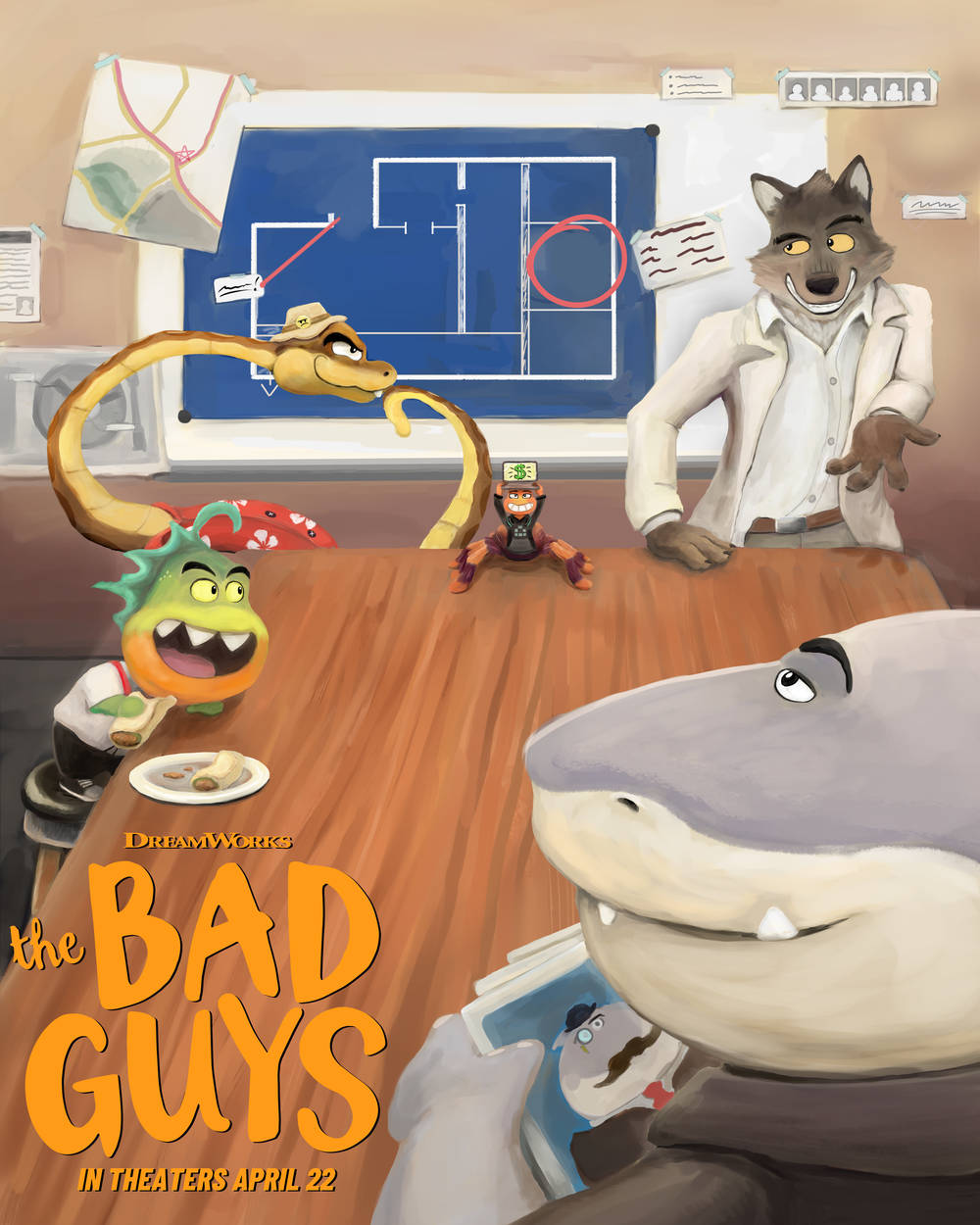 The Bad Guys Digital Poster Wallpaper