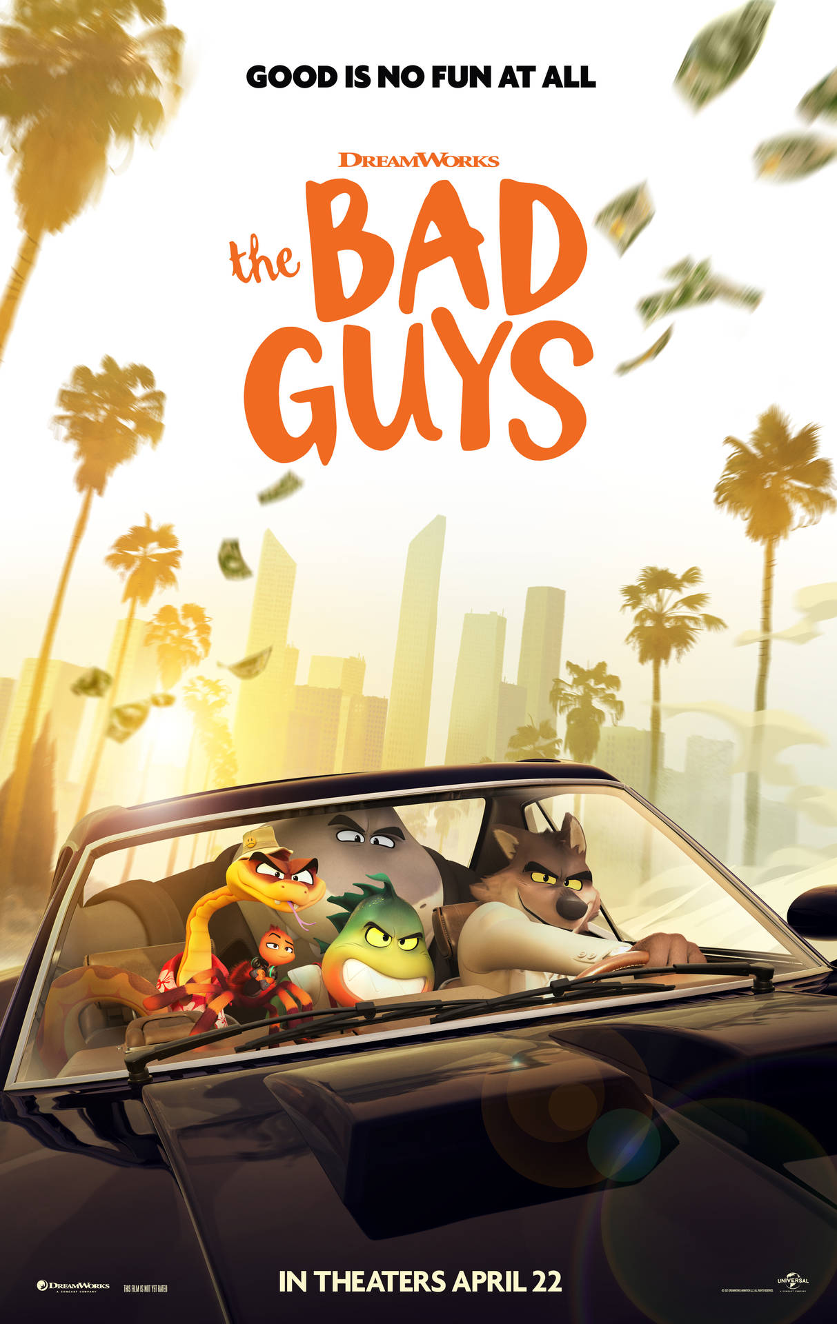 The Bad Guys DreamWorks Poster Wallpaper