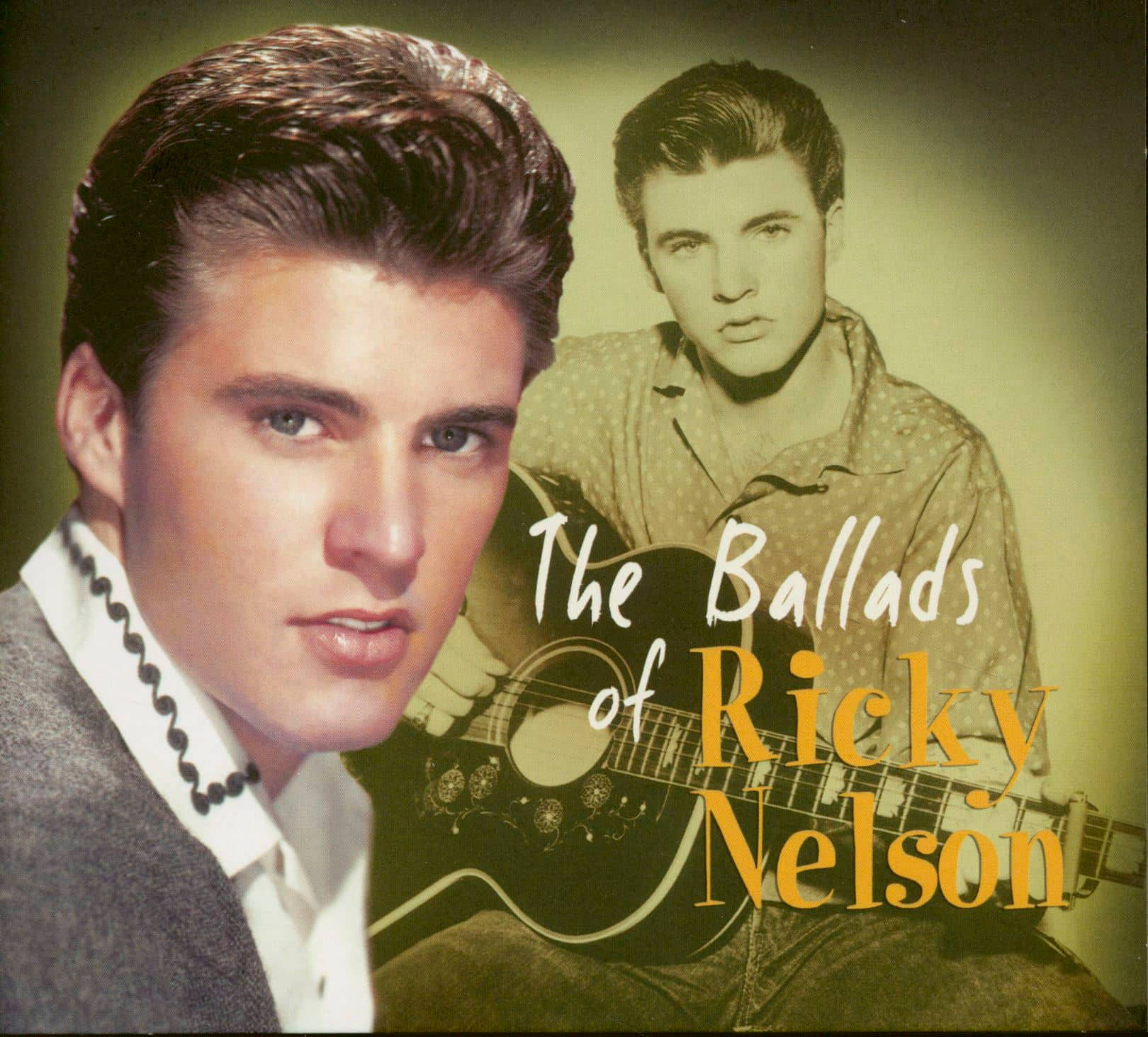 Albumomslagetför The Ballads Of Rick Nelson. Wallpaper