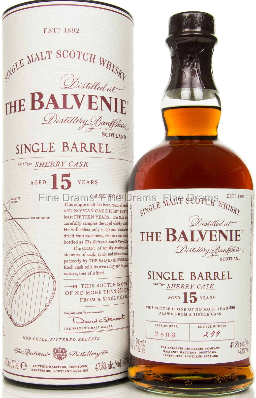 The exquisite Balvenie 15 Year Single Barrel Sherry Cask Wallpaper
