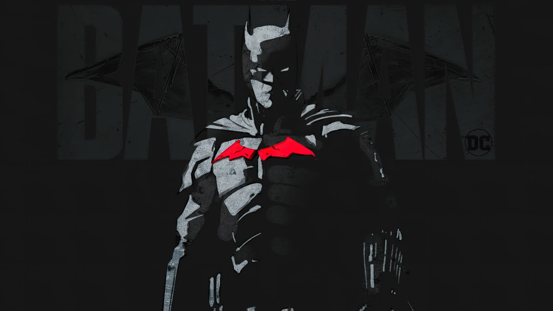Odesenho Do Personagem Batman Papel de Parede
