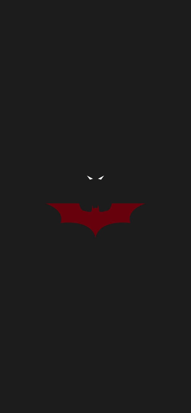The Batman Iphone Red Bat Wallpaper