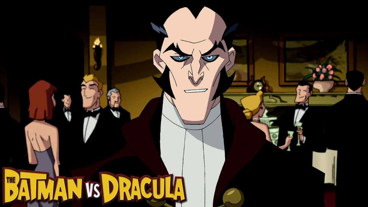 The Dark Knight faces off against the Prince of Darkness in The Batman vs Dracula Wallpaper