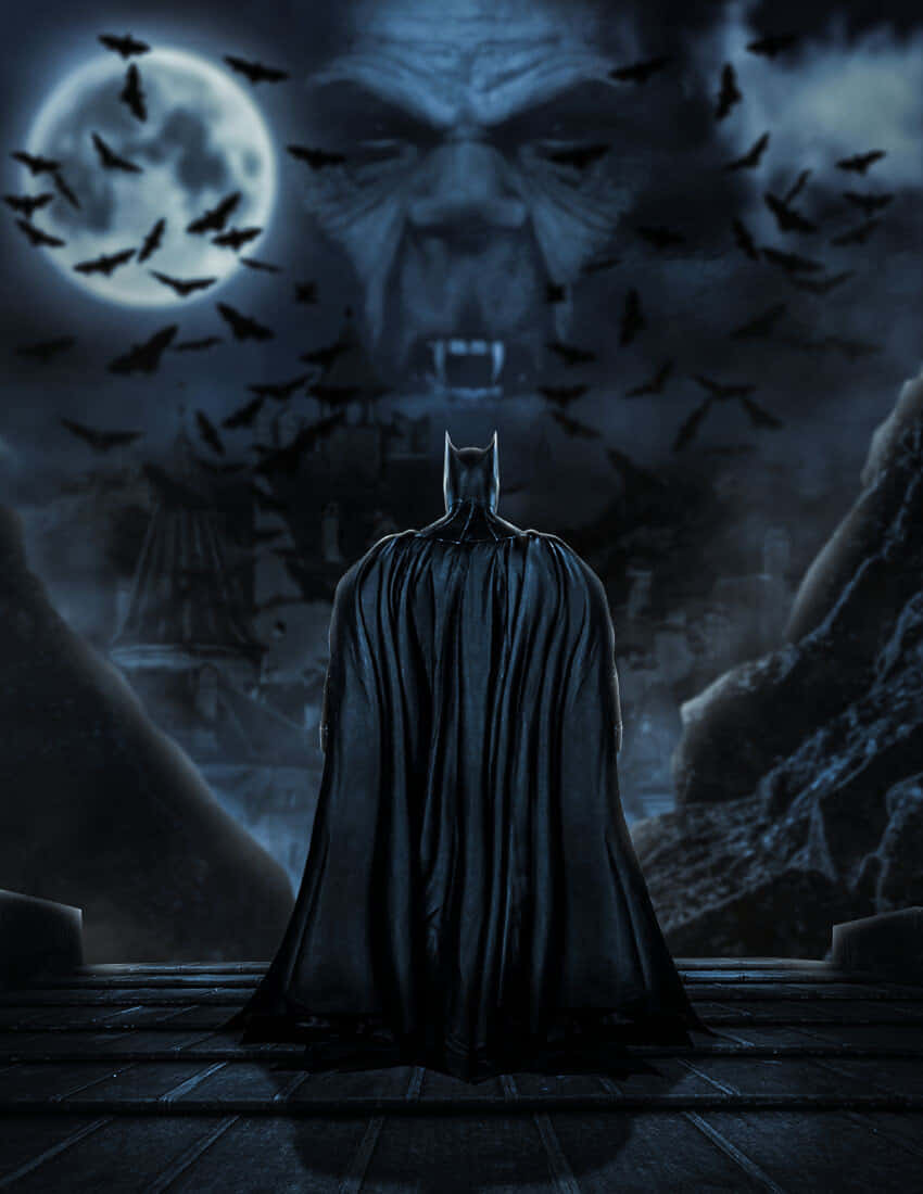 The Epic Battle: Batman Vs Dracula Wallpaper