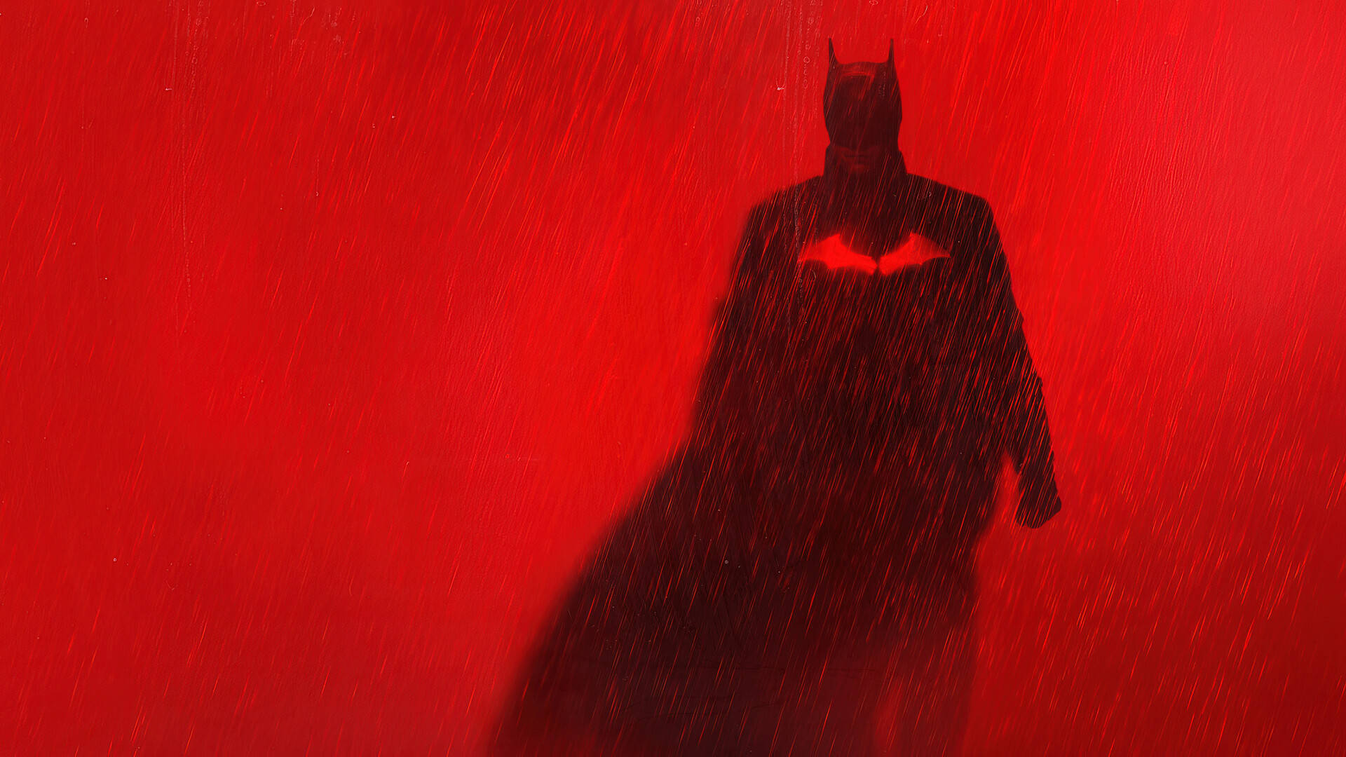 The Batman Walking In The Rain Wallpaper