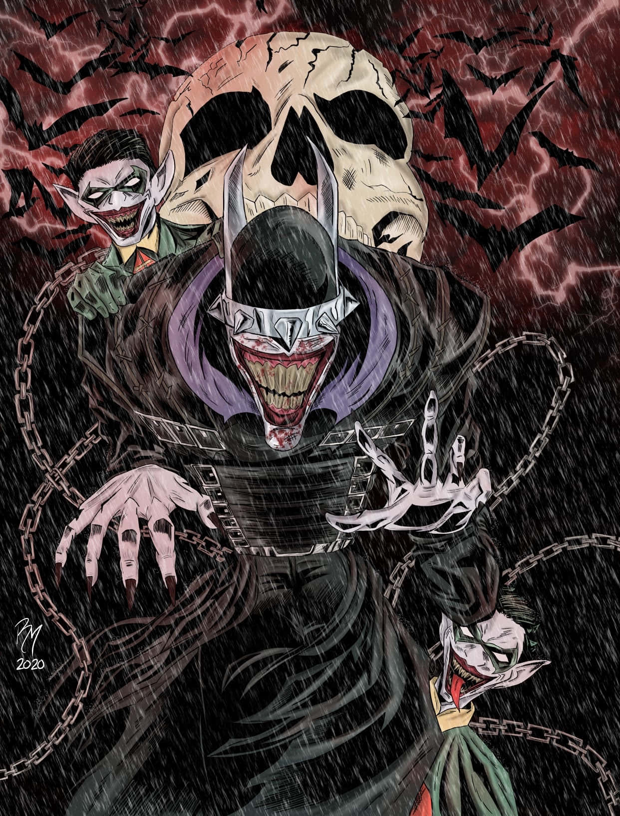 The Batman Who Laughs, an agent of chaos Wallpaper