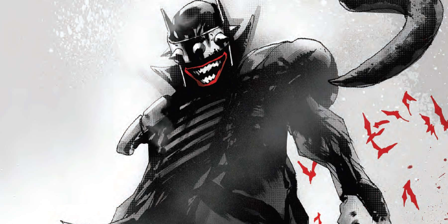 The Batman Who Laughs challenges Gotham City Wallpaper