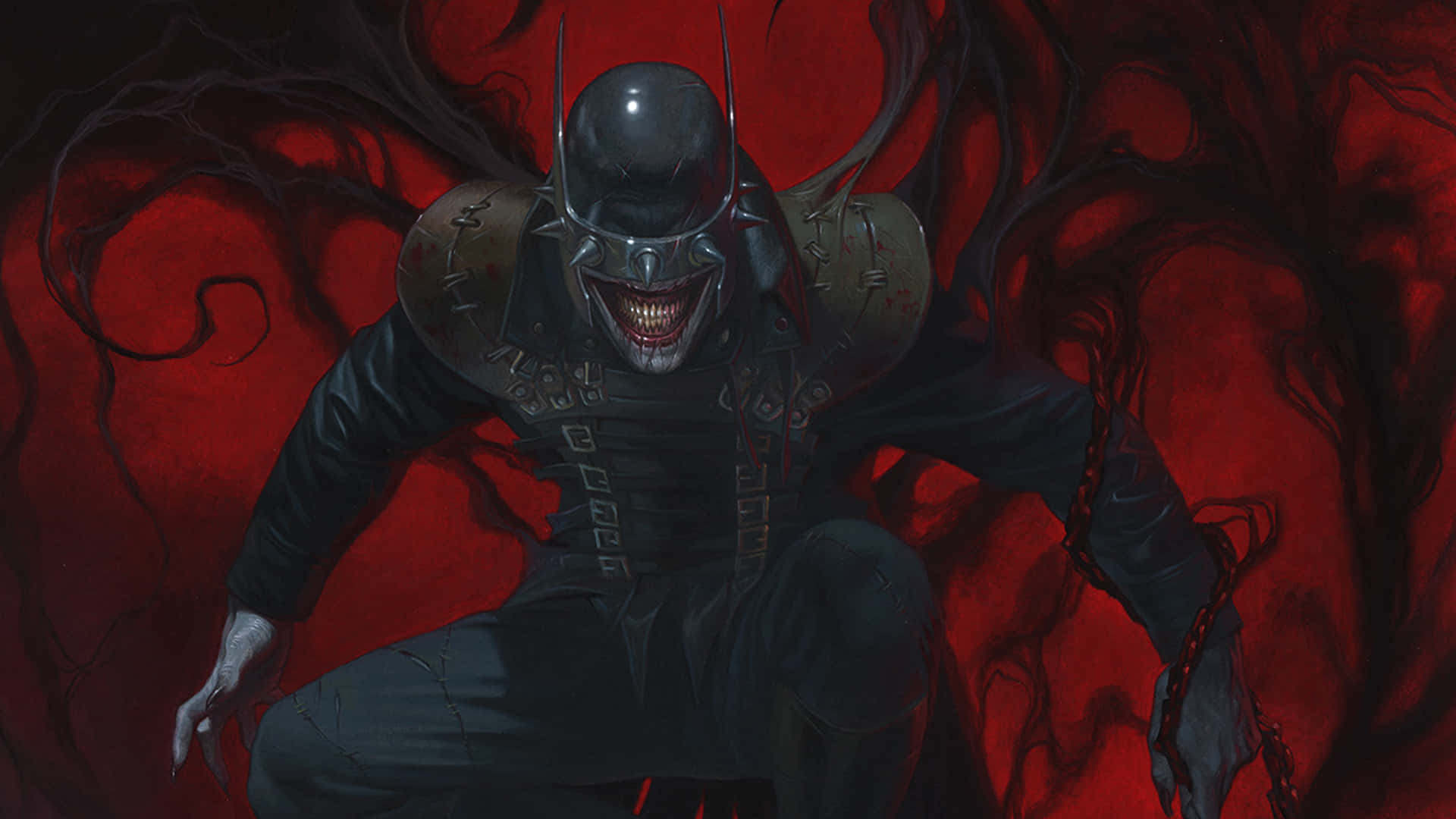 The Batman Who Laughs Brings Unthinkable Terror to Gotham City Wallpaper