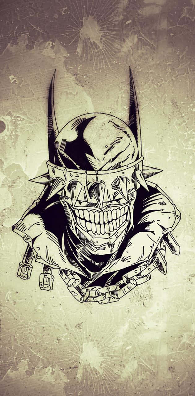 The Batman Who Laughs Lurking in the Shadows Wallpaper