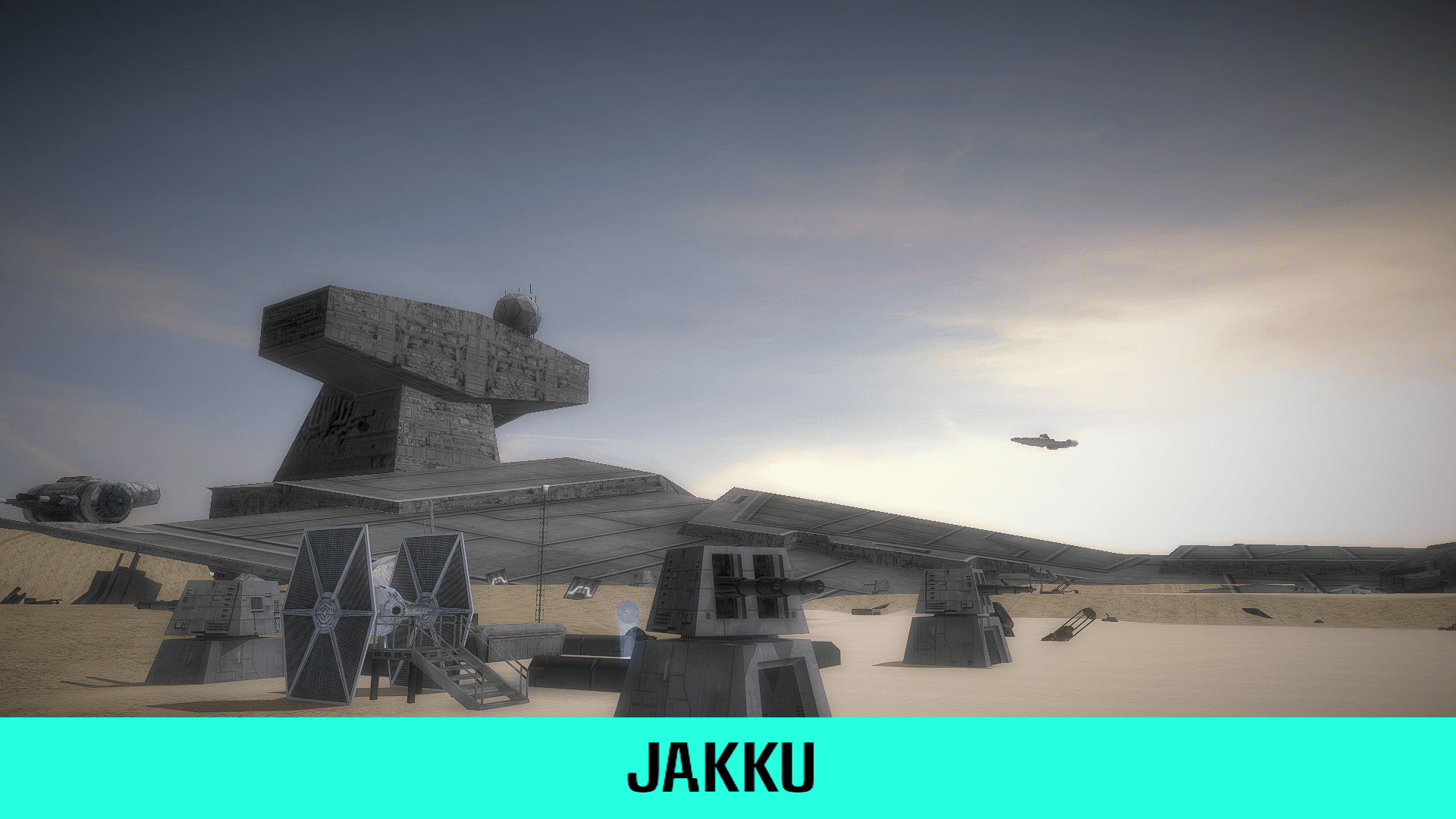 The Battle of Jakku - a major turning point in galactic history Wallpaper