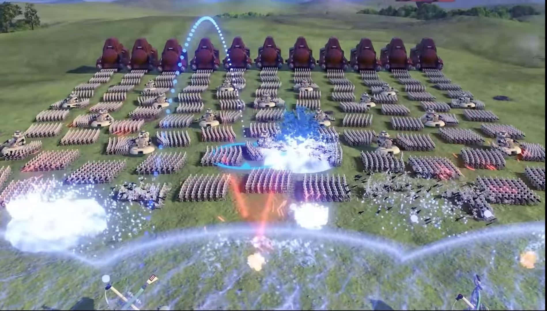 The Invasion of Naboo Takes Place in a Blockbuster Star Wars Battle" Wallpaper