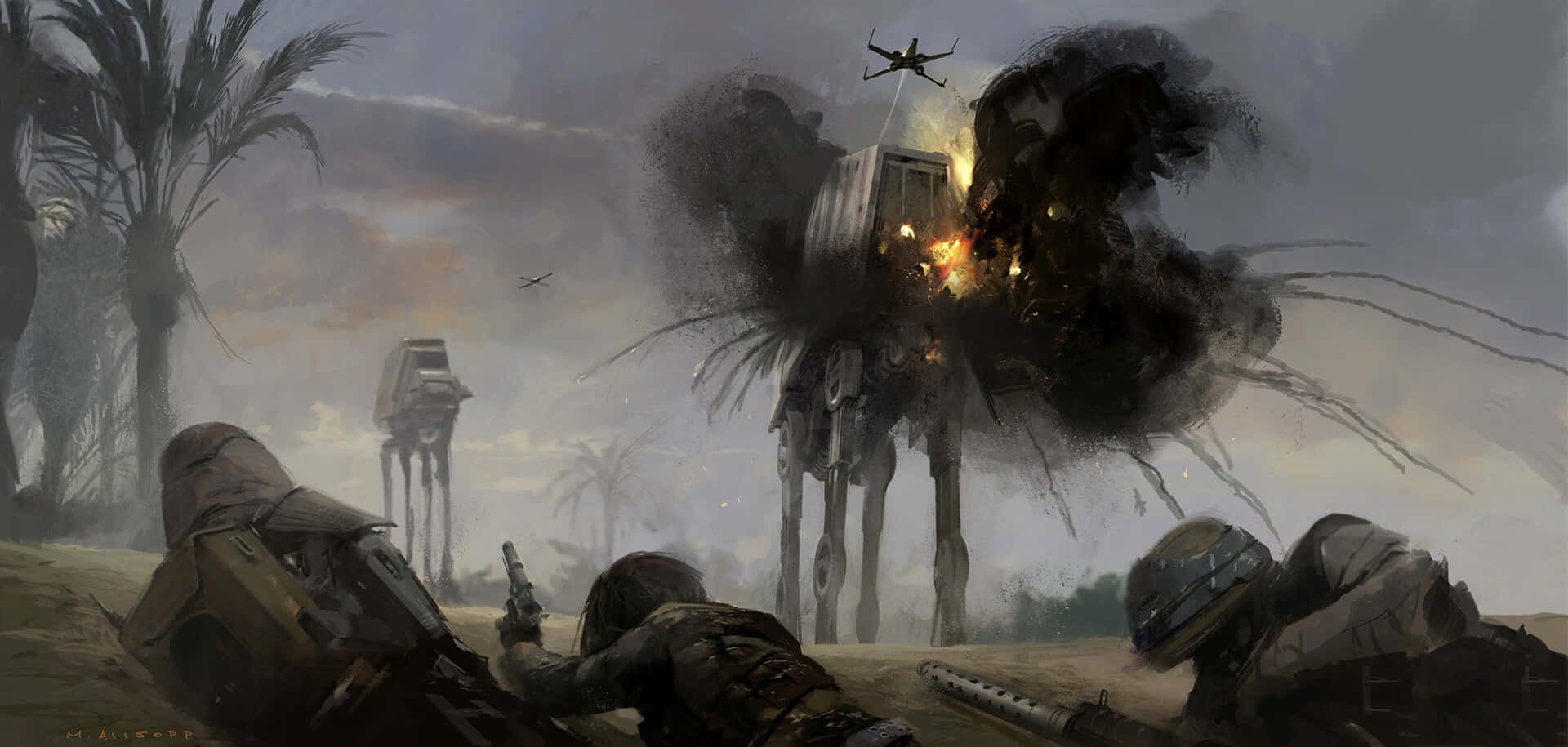 The Battle Of Scarif – The Battle That Defined Star Wars Wallpaper